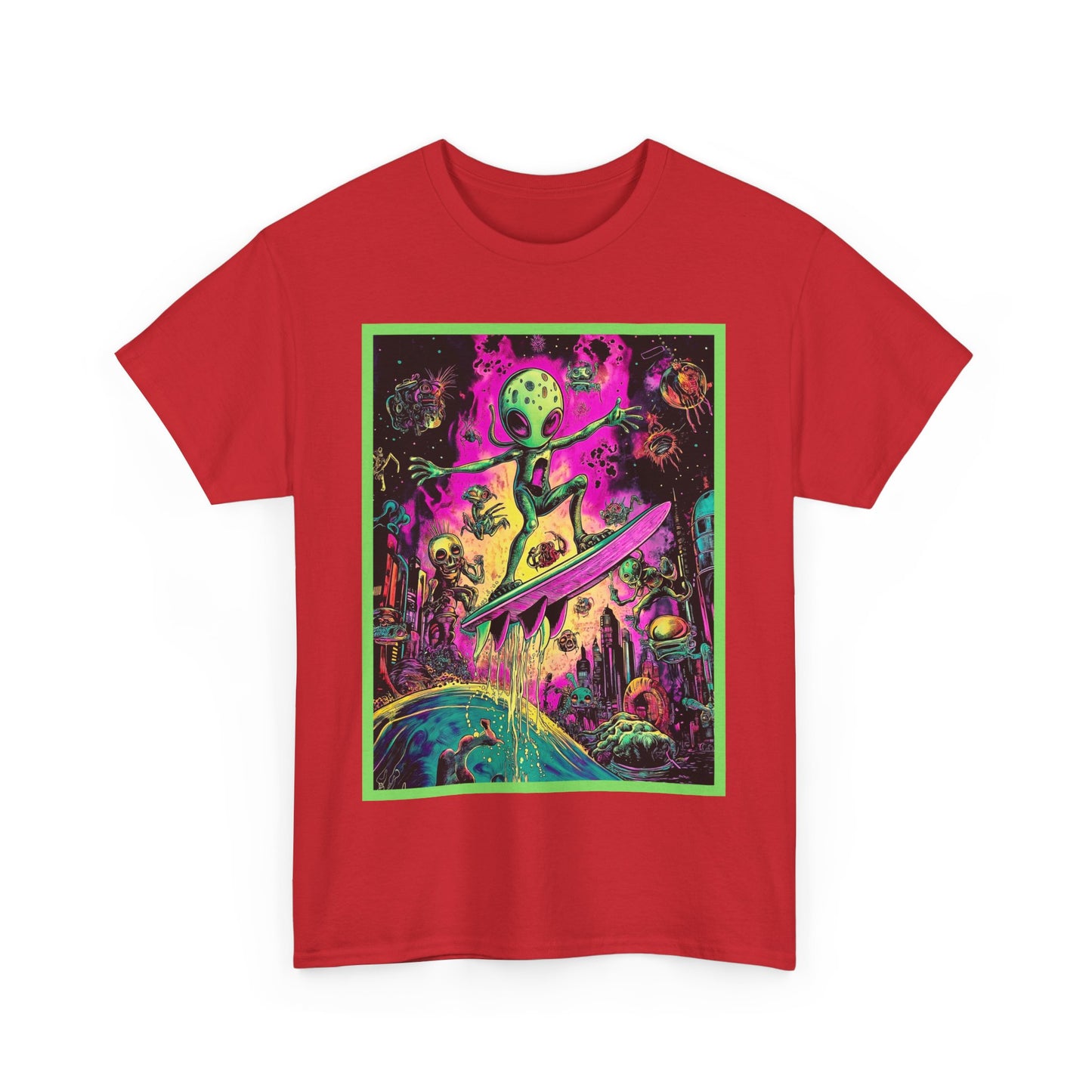 Alien World Unisex Heavy Cotton Tee