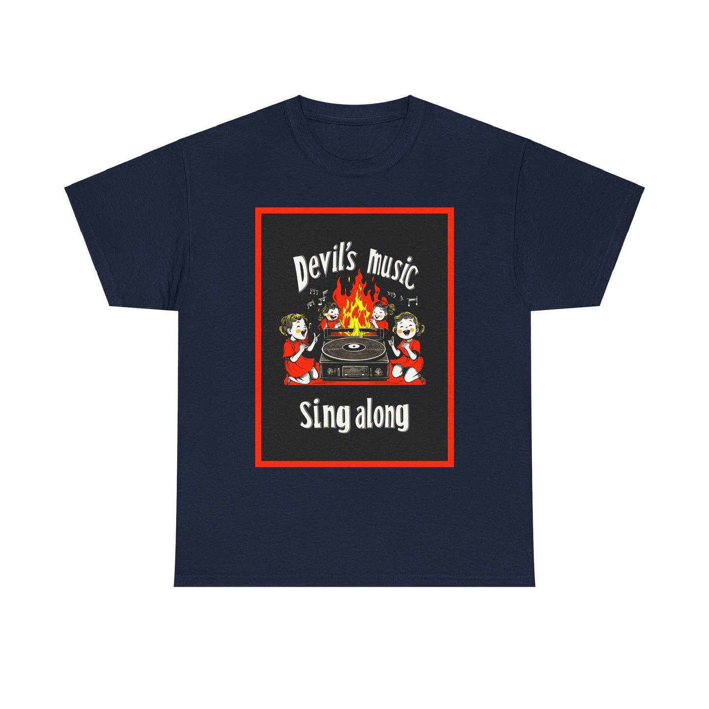 Devil's Music Unisex Heavy Cotton Tee