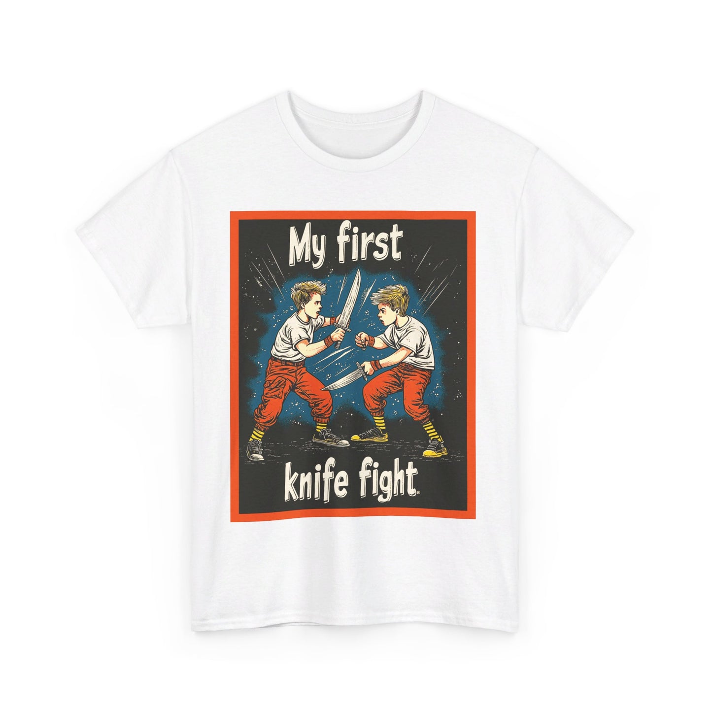 First Knife Fight Unisex Heavy Cotton Tee