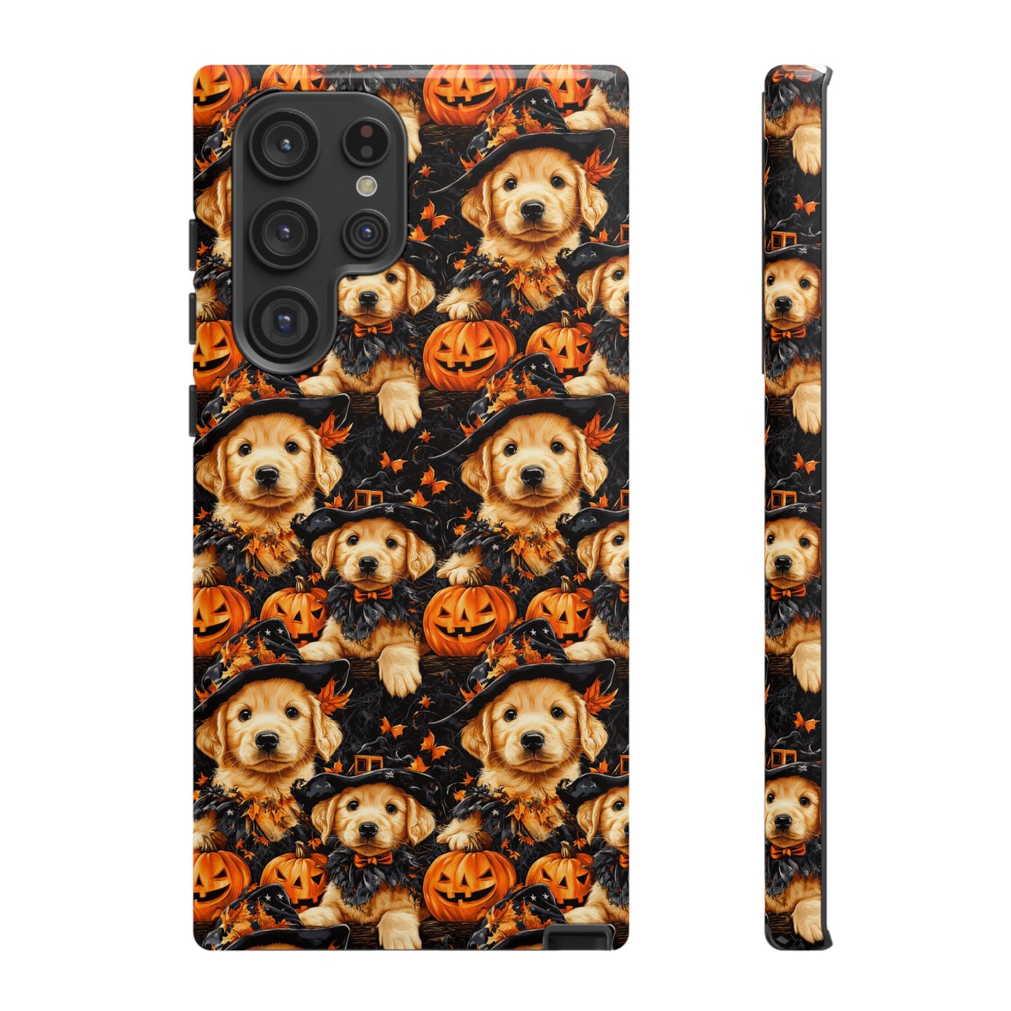 Happy Howl-O-Ween Golden Retriever Tough Case