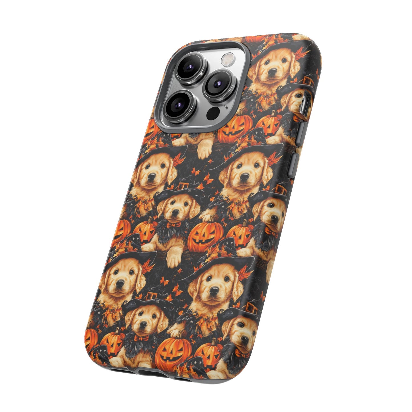 Happy Howl-O-Ween Golden Retriever Tough Case