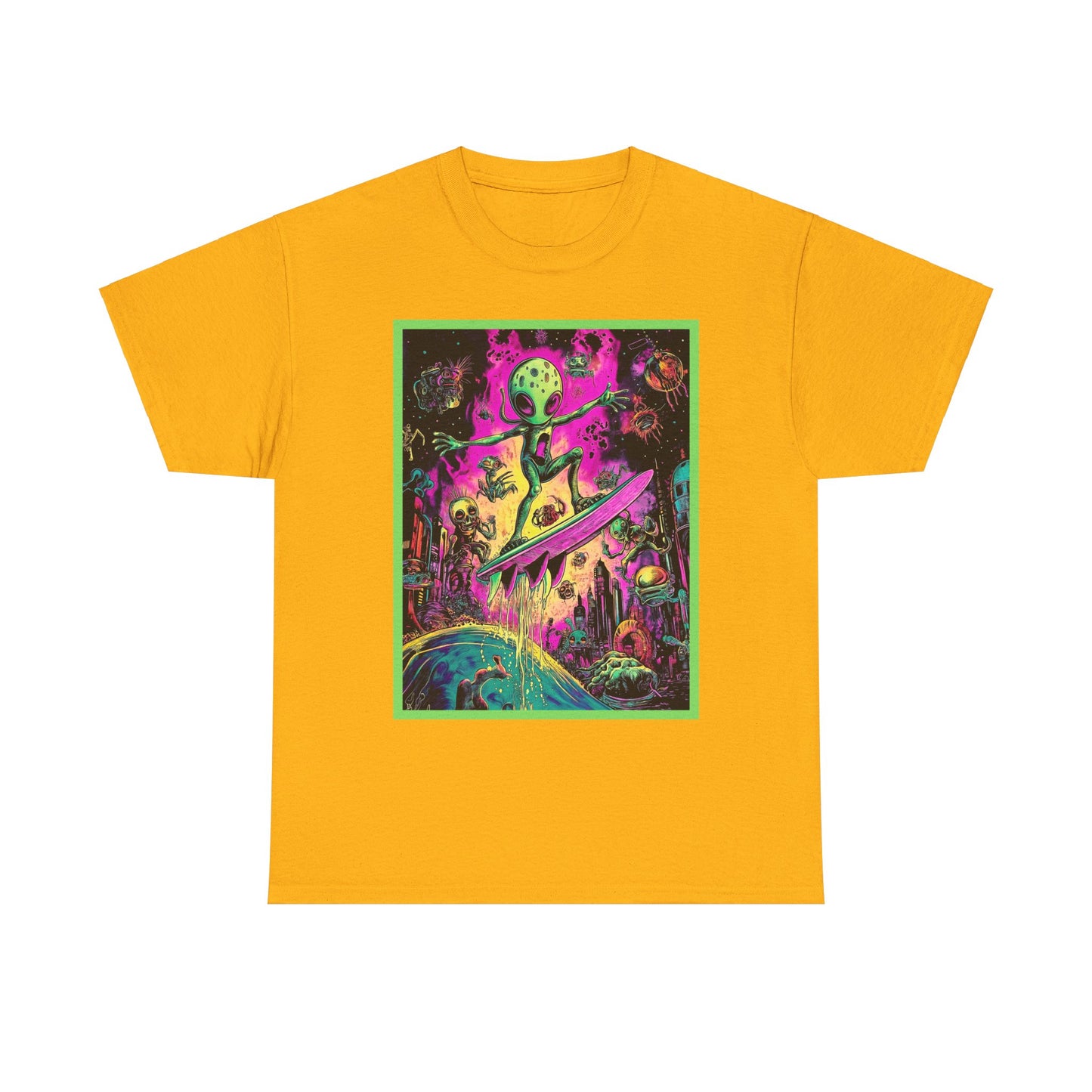 Alien World Unisex Heavy Cotton Tee