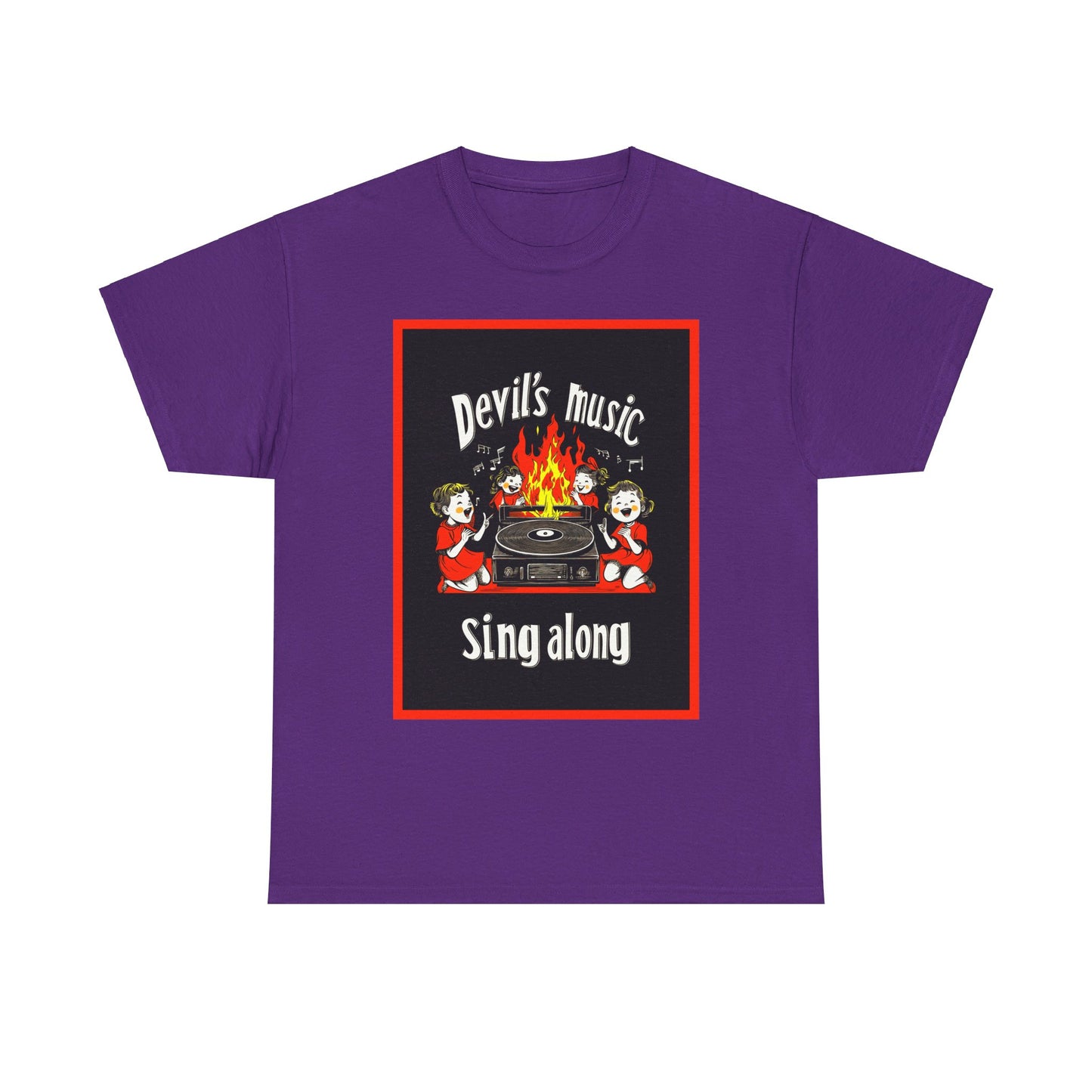 Devil's Music Unisex Heavy Cotton Tee