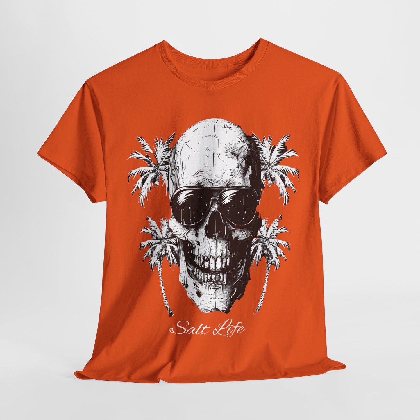 Salt Life Skull Beach Vibes Unisex Heavy Cotton Tee