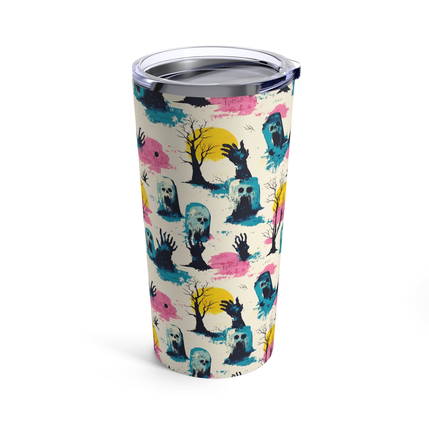Fitzboyz Halloween 2024 A Walk Through the Yard Tumbler 20oz