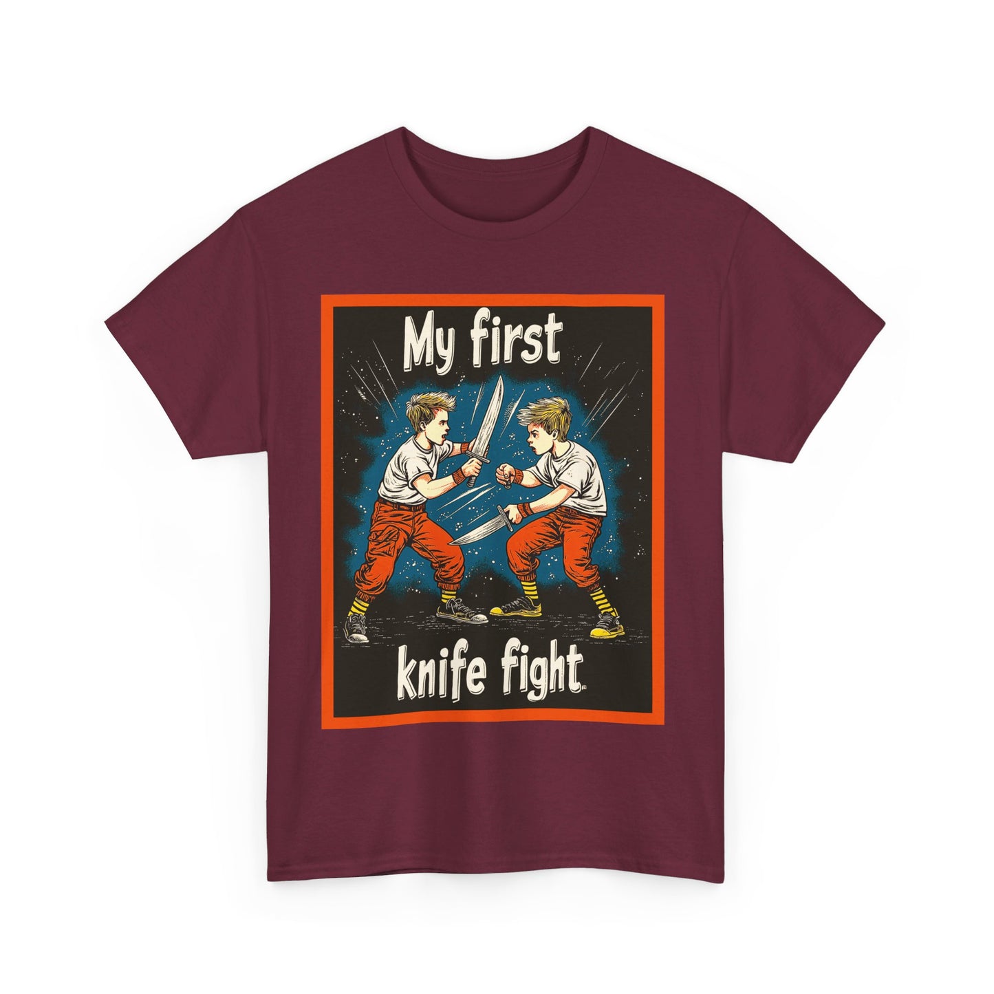 First Knife Fight Unisex Heavy Cotton Tee