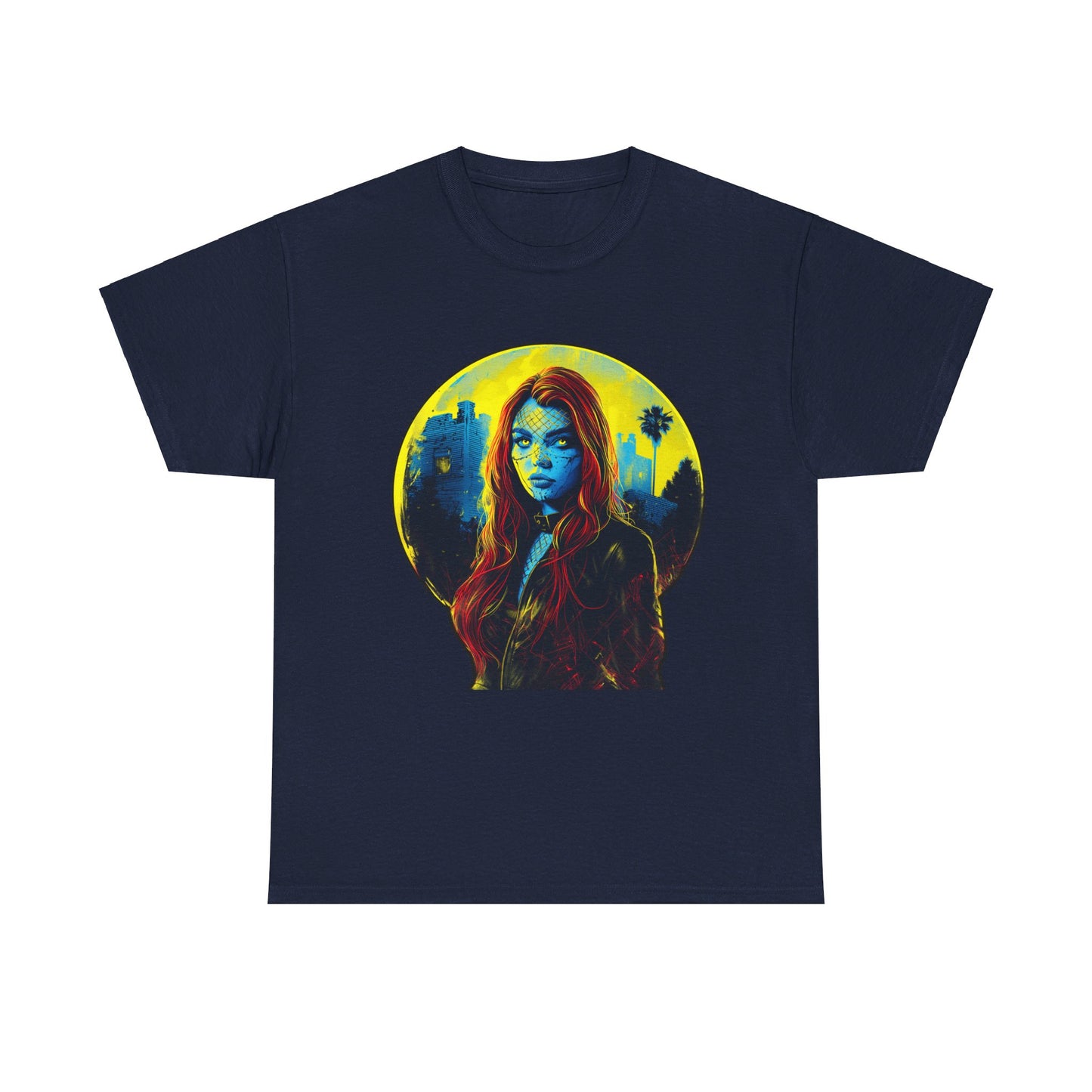 Fitzboyzprintz - Trouble in the City Unisex Heavy Cotton  Graphic Tee