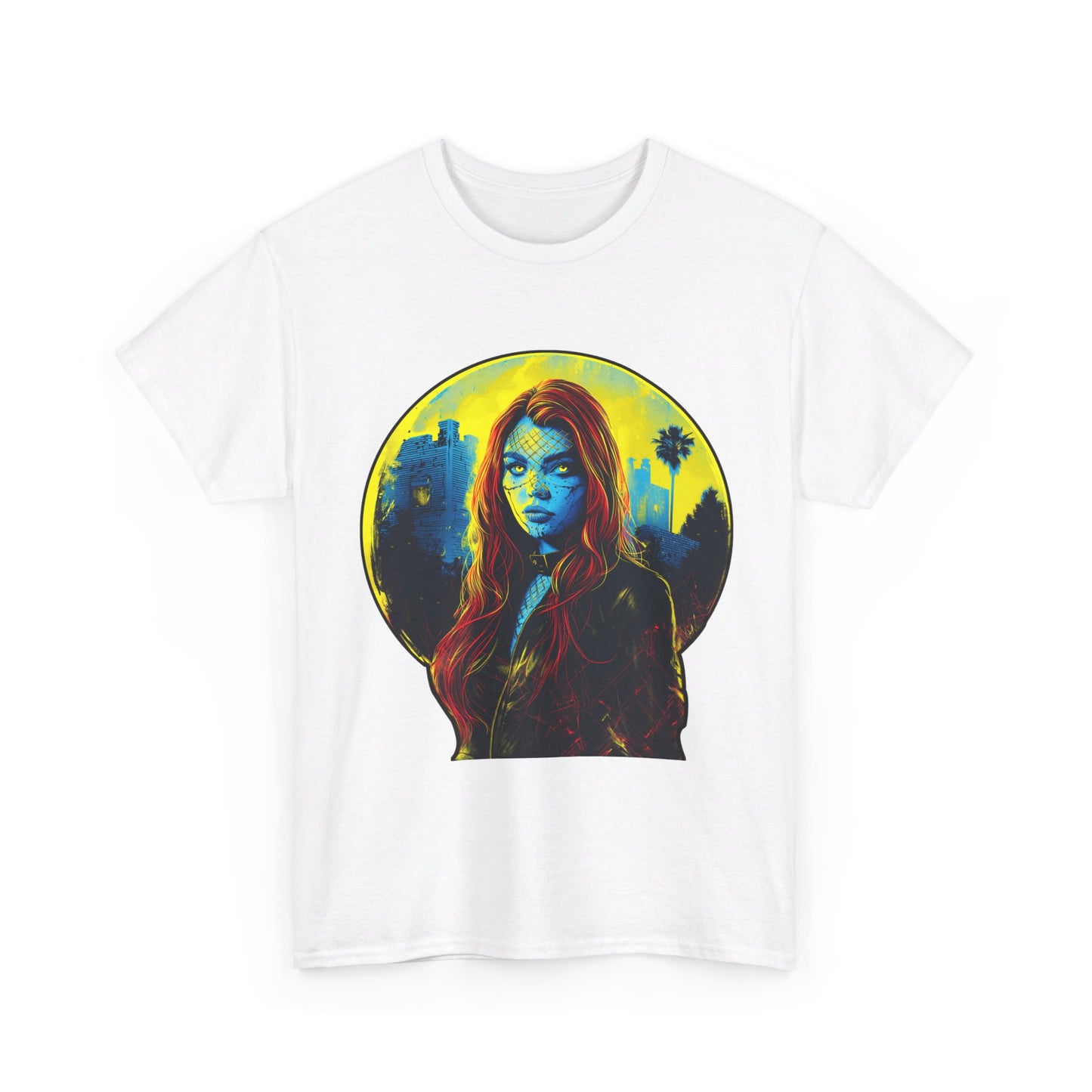 Fitzboyzprintz - Trouble in the City Unisex Heavy Cotton  Graphic Tee