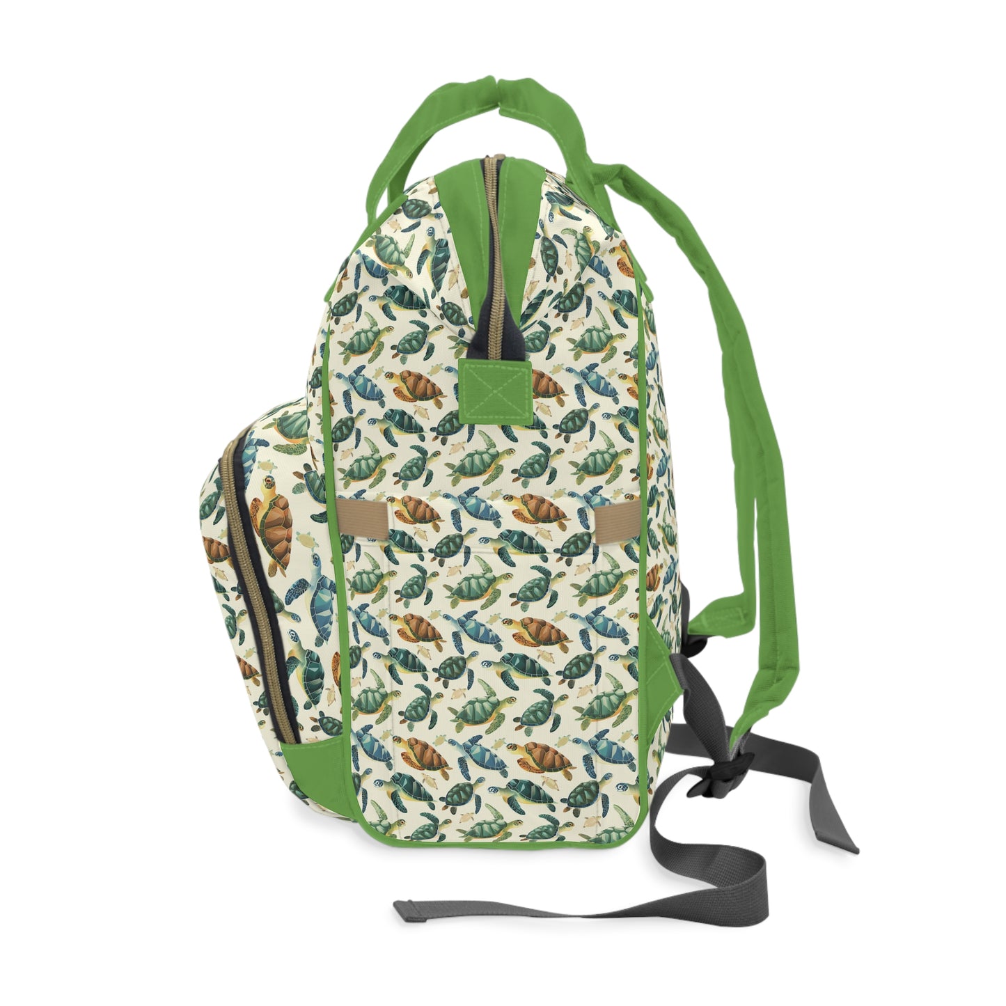 Turtle Time Multifunctional Diaper Backpack