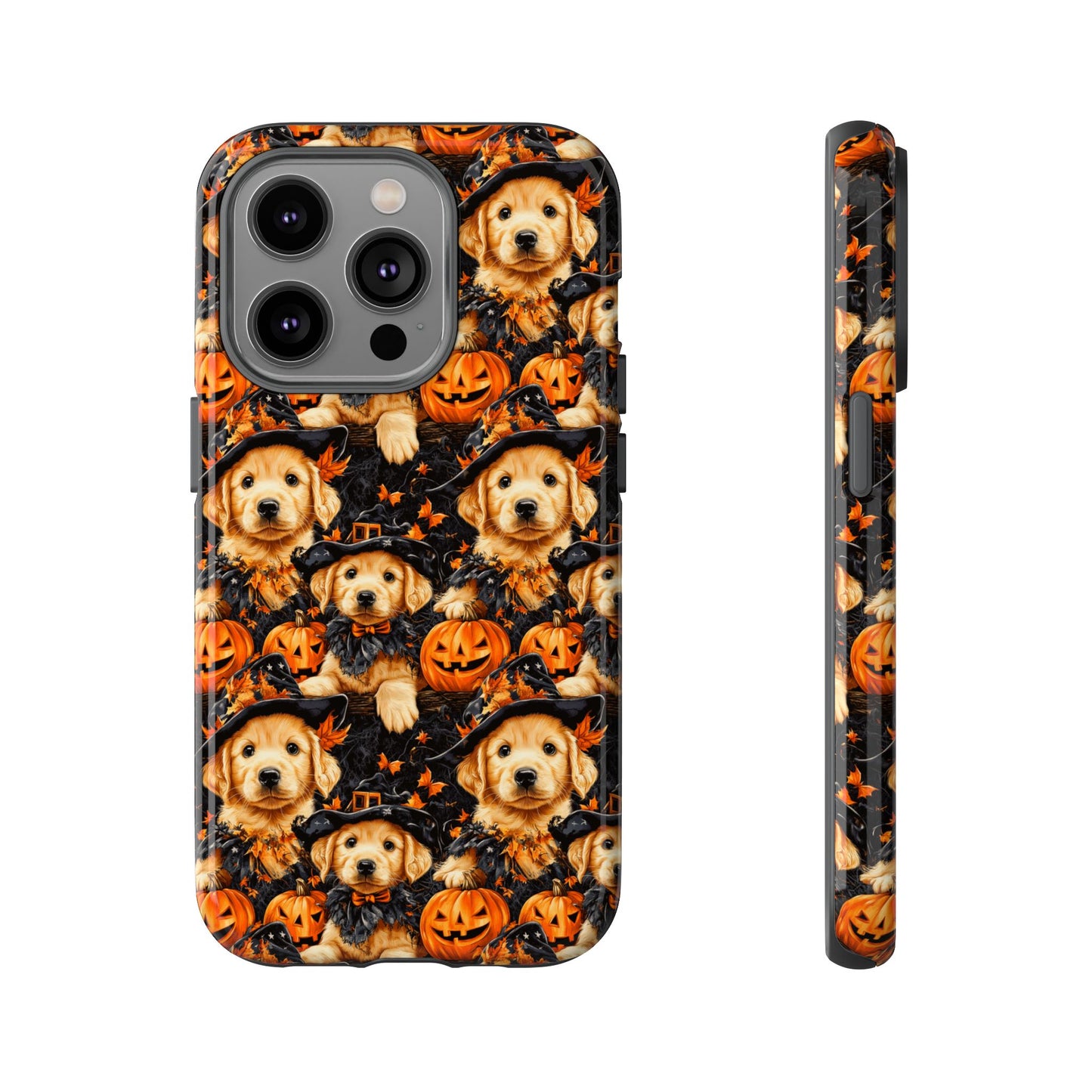 Happy Howl-O-Ween Golden Retriever Tough Case
