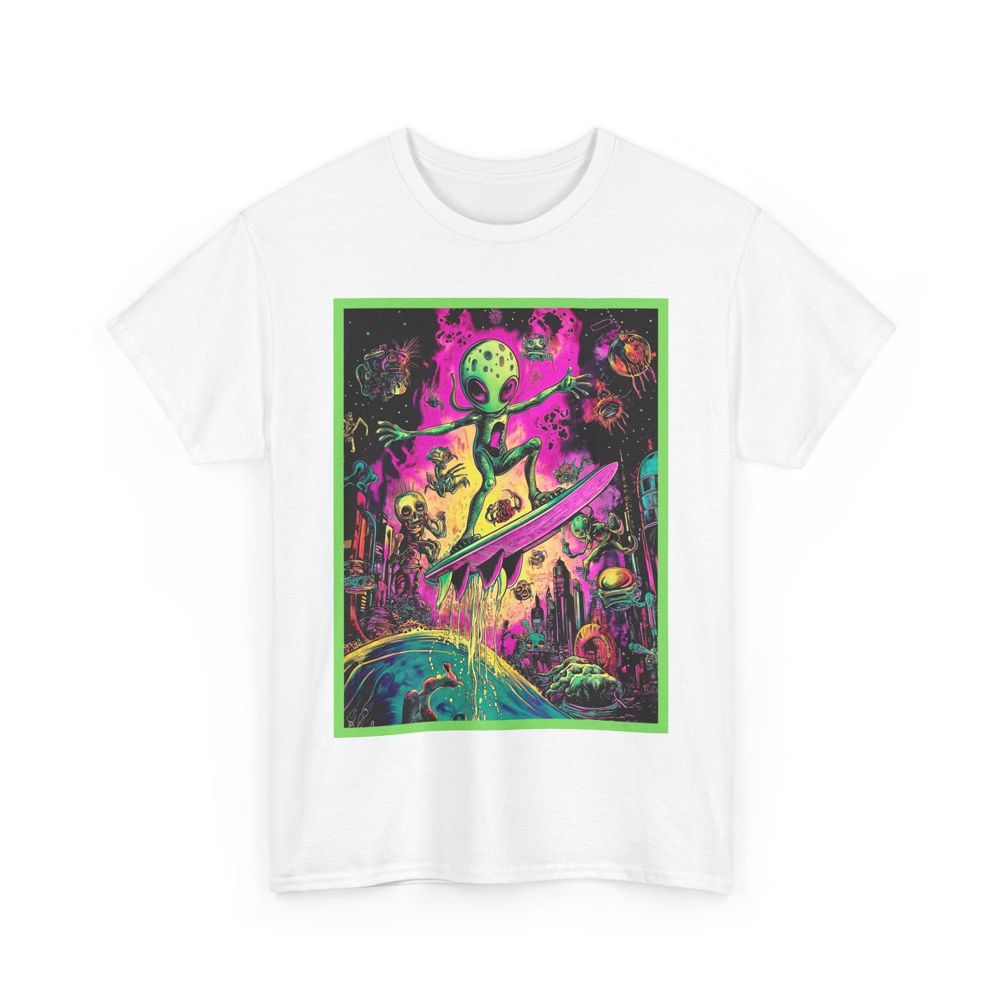 Alien World Unisex Heavy Cotton Tee