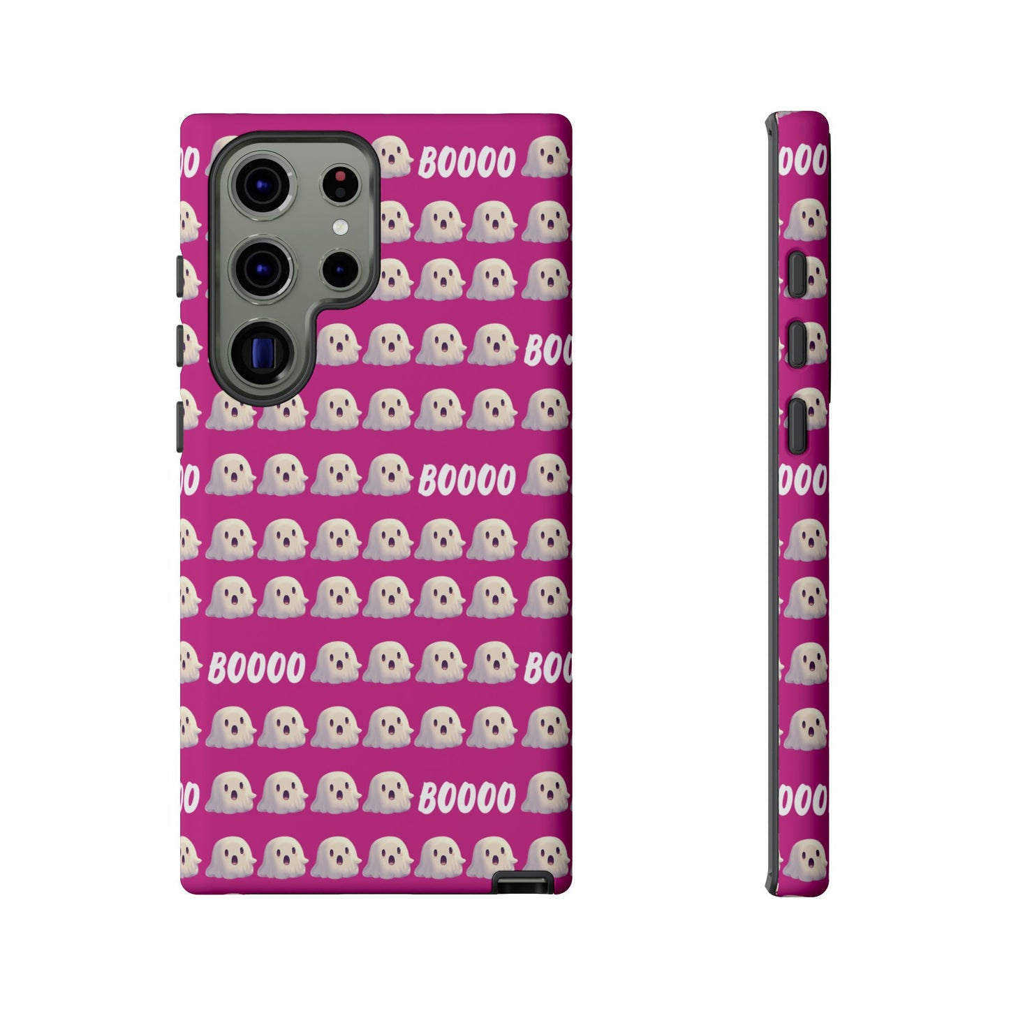 Pink Halloween Ghost Boos Tough Cases