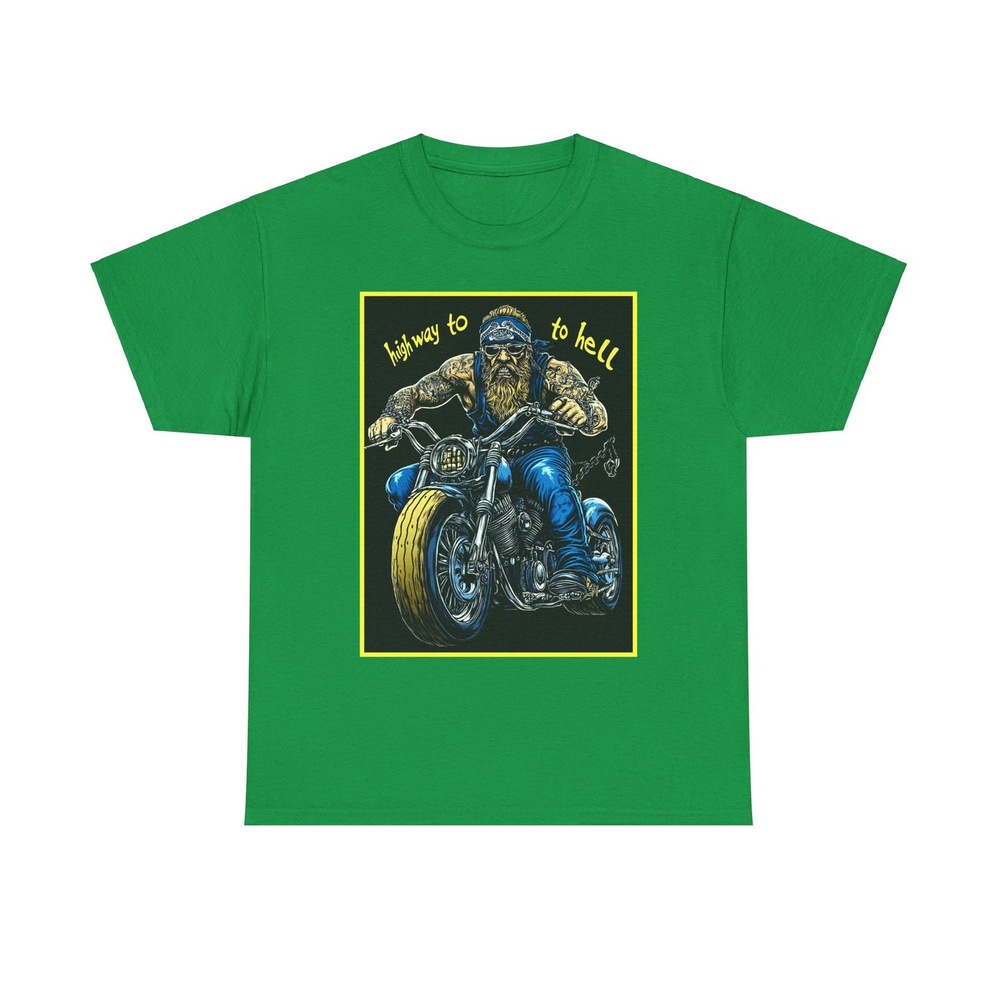 highway to hell Unisex Heavy Cotton Tee