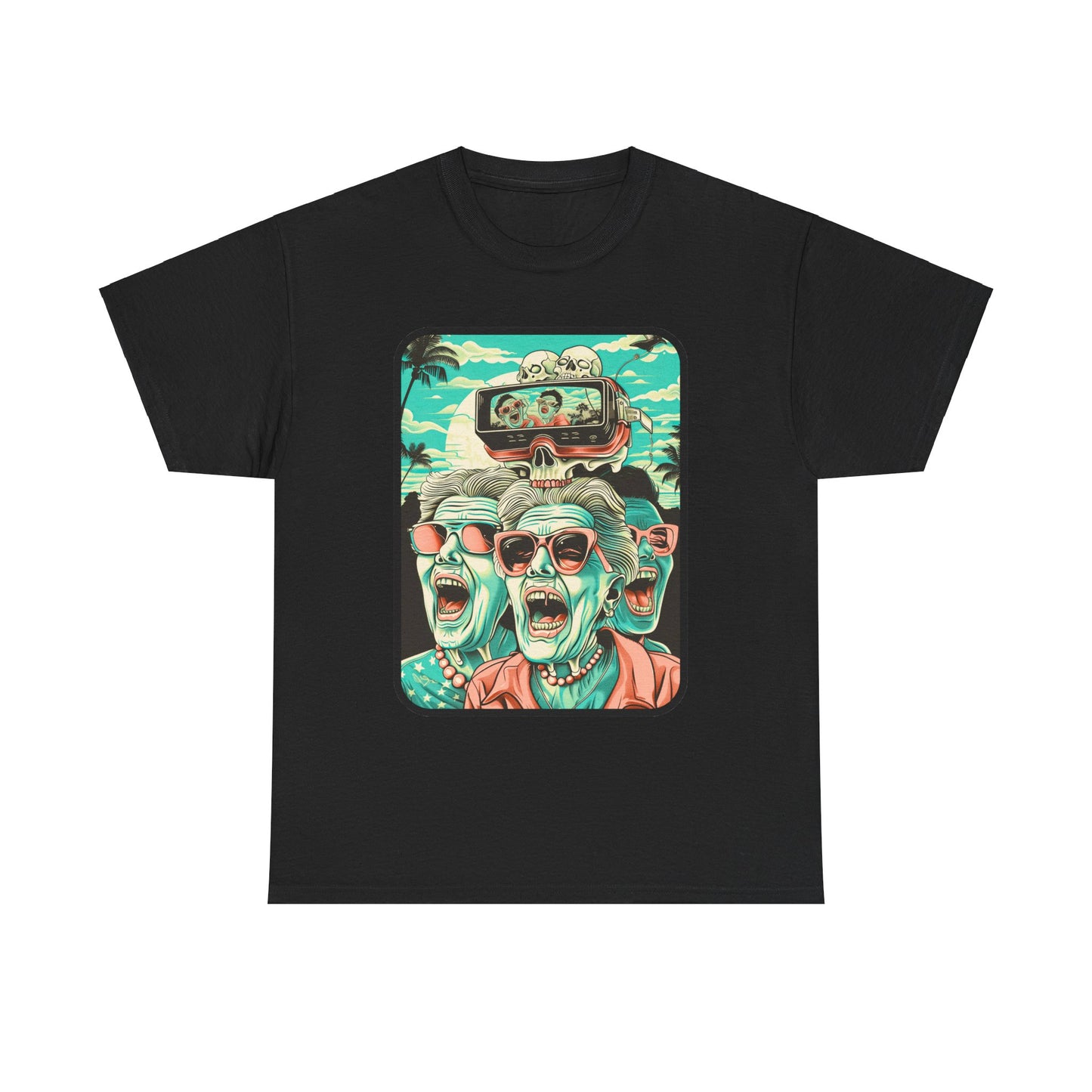 Fitzboyzprintz Granny Scream Squad Unisex Fashion Heavy Cotton Fabric Tee