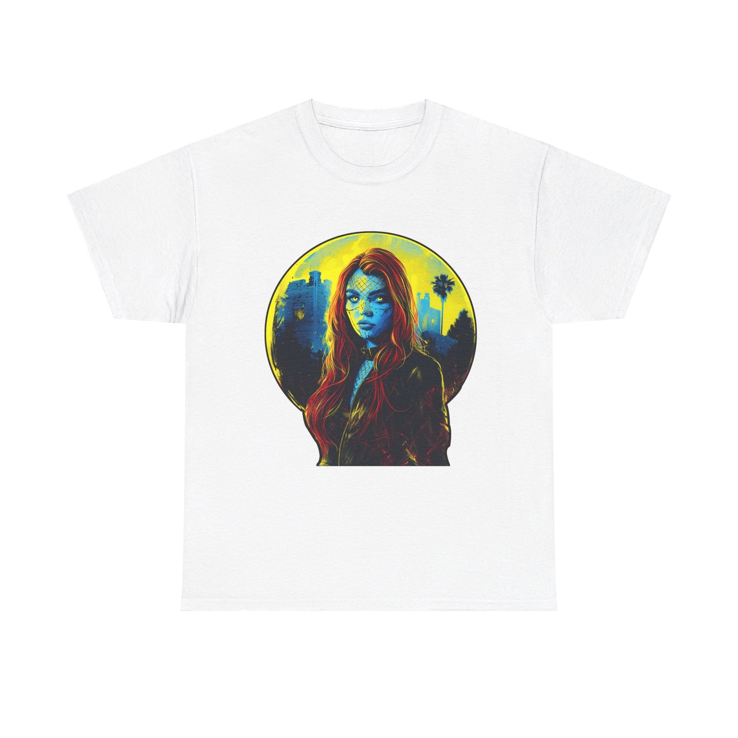 Fitzboyzprintz - Trouble in the City Unisex Heavy Cotton  Graphic Tee