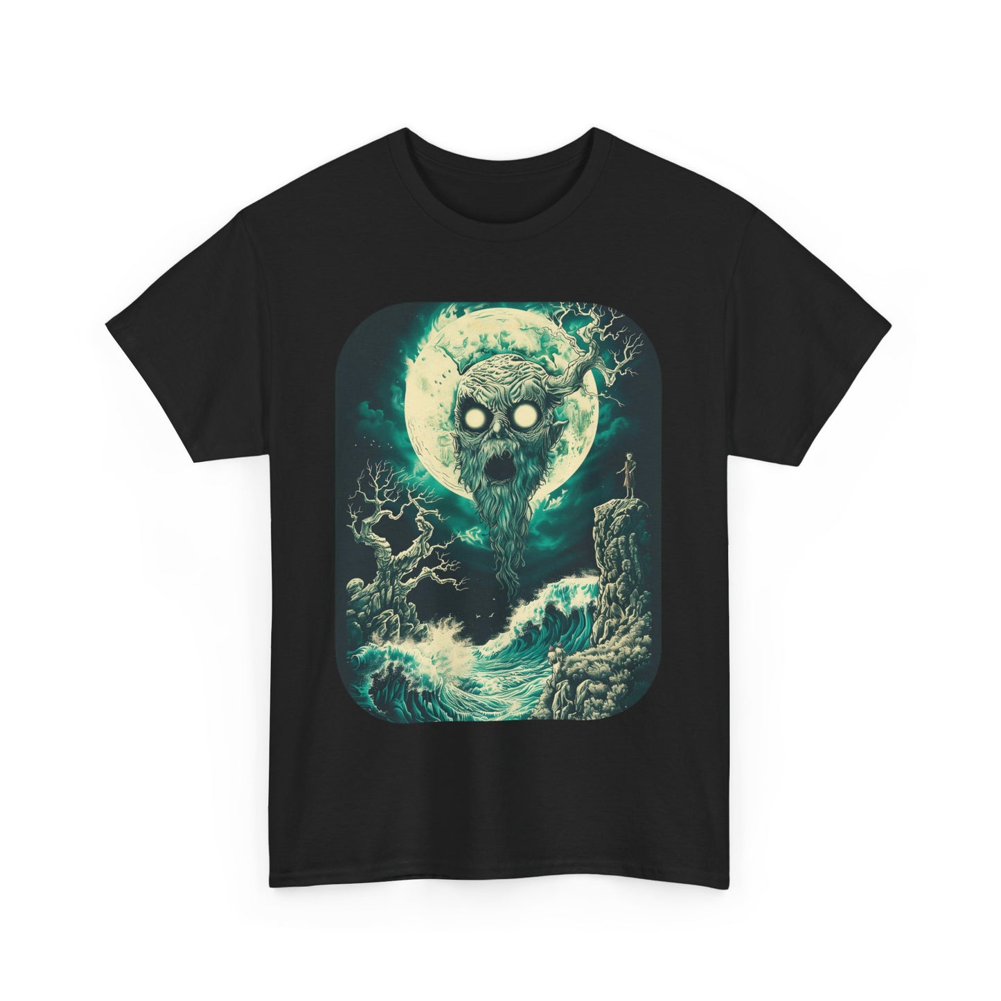 Fitzboyzprintz Nightmare Fantasy Basic Unisex Fashion Heavy Cotton Fabric Graphic Streetwear Tee Shirt