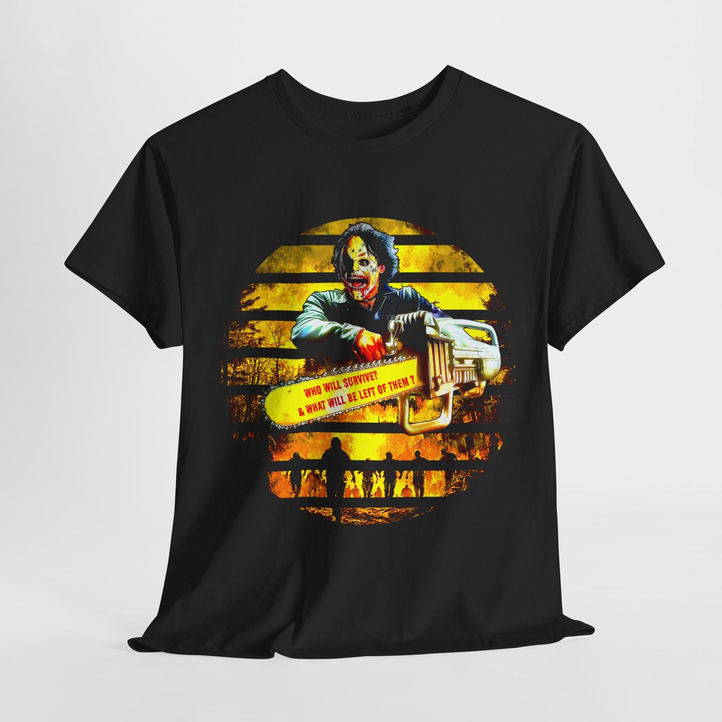 Fitzboyz Halloween 2024 Who Will Survive Unisex Heavy Cotton Tee