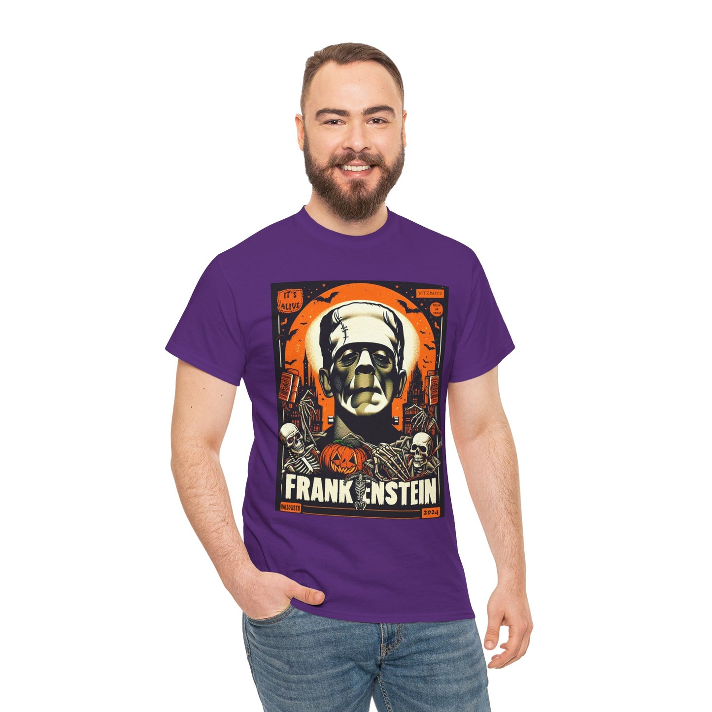 Fitzboyz 2024 halloween Exclusive Print Unisex Heavy Cotton Tee