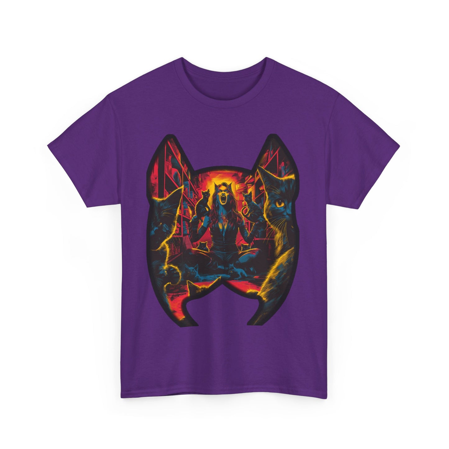 Fitzboyzprintz - Catwoman Unmasked Unisex Heavy Cotton Graphic Tee