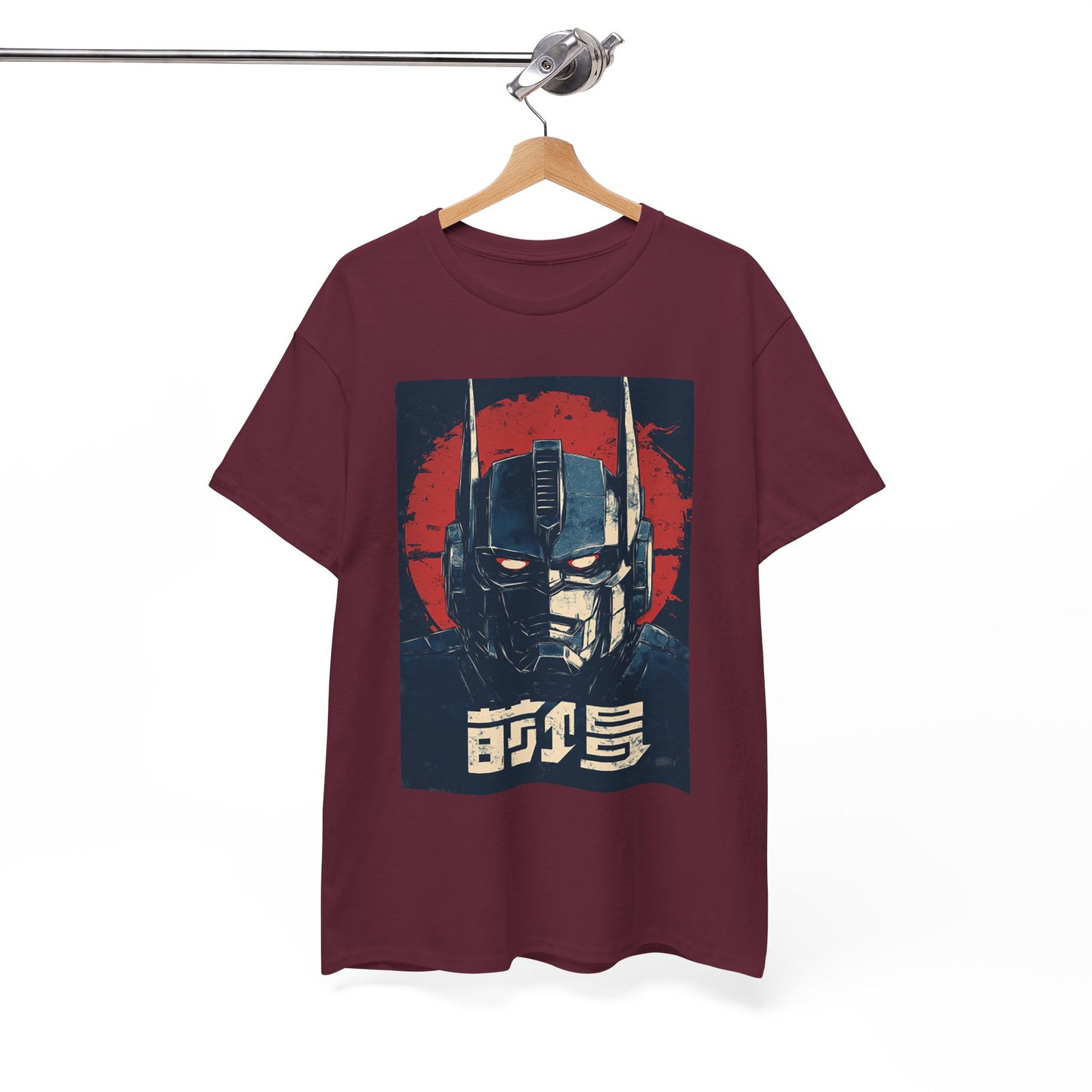 Vintage Style Robot Helmet Unisex Heavy Cotton Tee