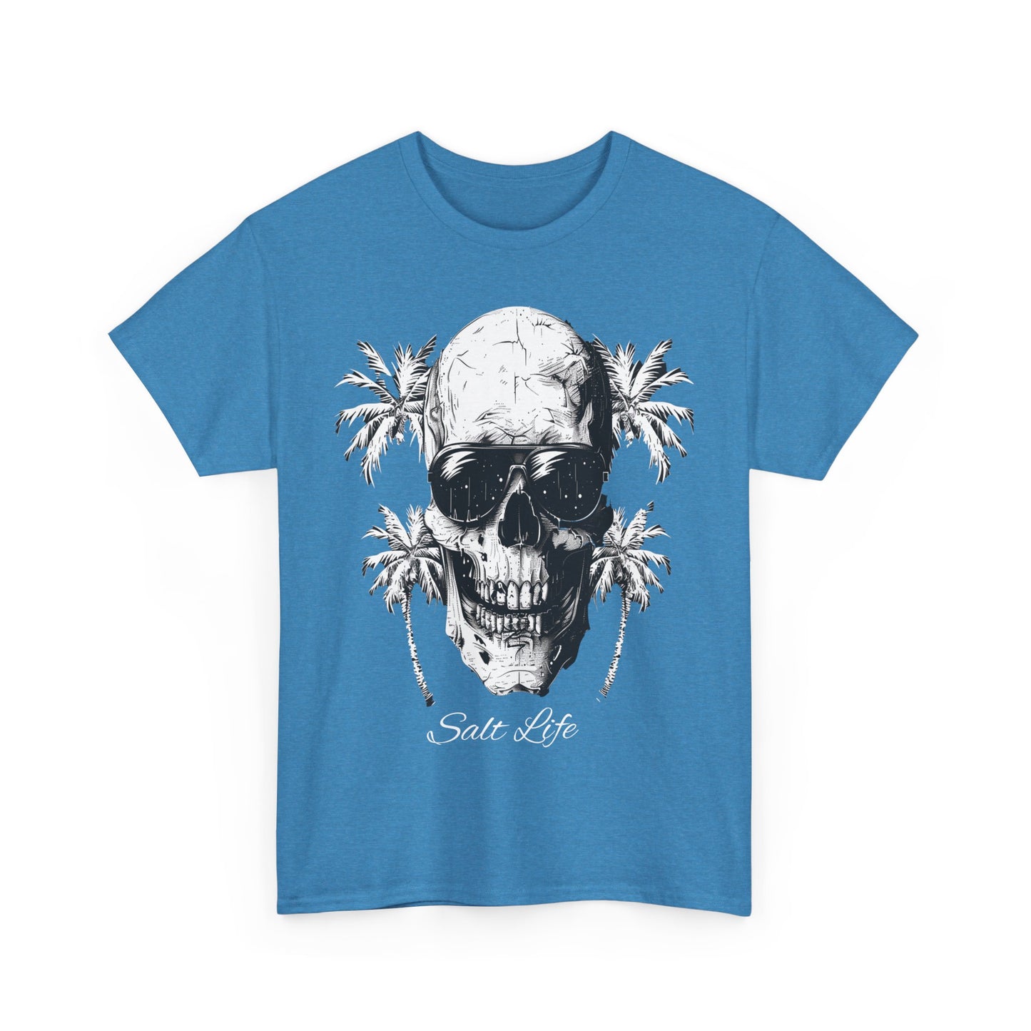 Salt Life Skull Beach Vibes Unisex Heavy Cotton Tee