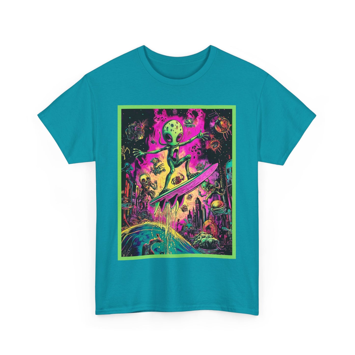 Alien World Unisex Heavy Cotton Tee