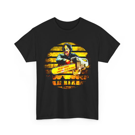 Fitzboyz Halloween 2024 Who Will Survive Unisex Heavy Cotton Tee