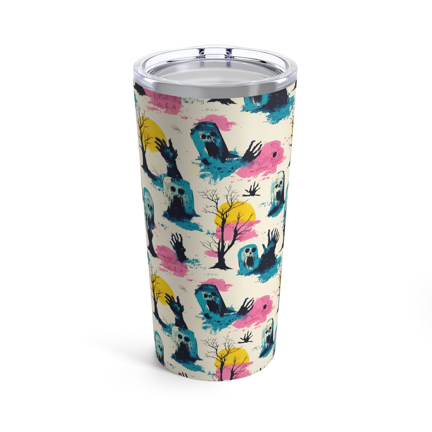 Fitzboyz Halloween 2024 A Walk Through the Yard Tumbler 20oz