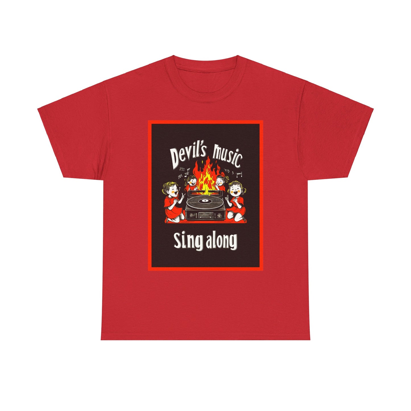 Devil's Music Unisex Heavy Cotton Tee