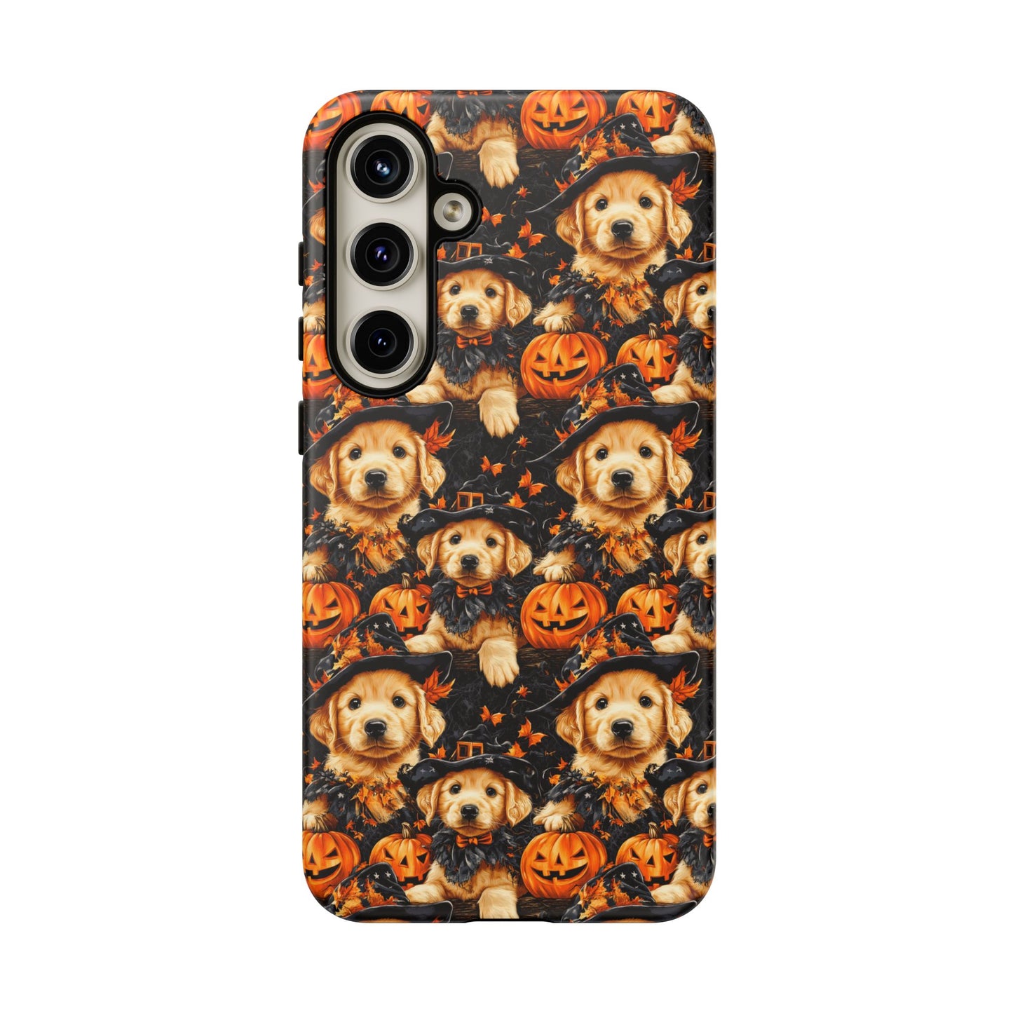 Happy Howl-O-Ween Golden Retriever Tough Case