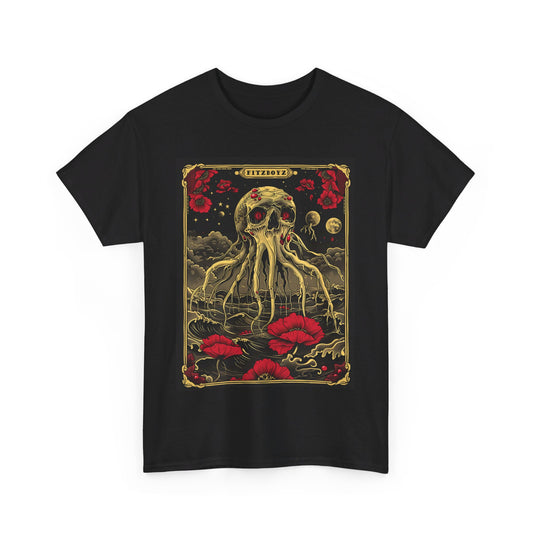 Fitzboyzprintz - Fitzboyz Octoskeleton Tarot Unisex Heavy Cotton Tee