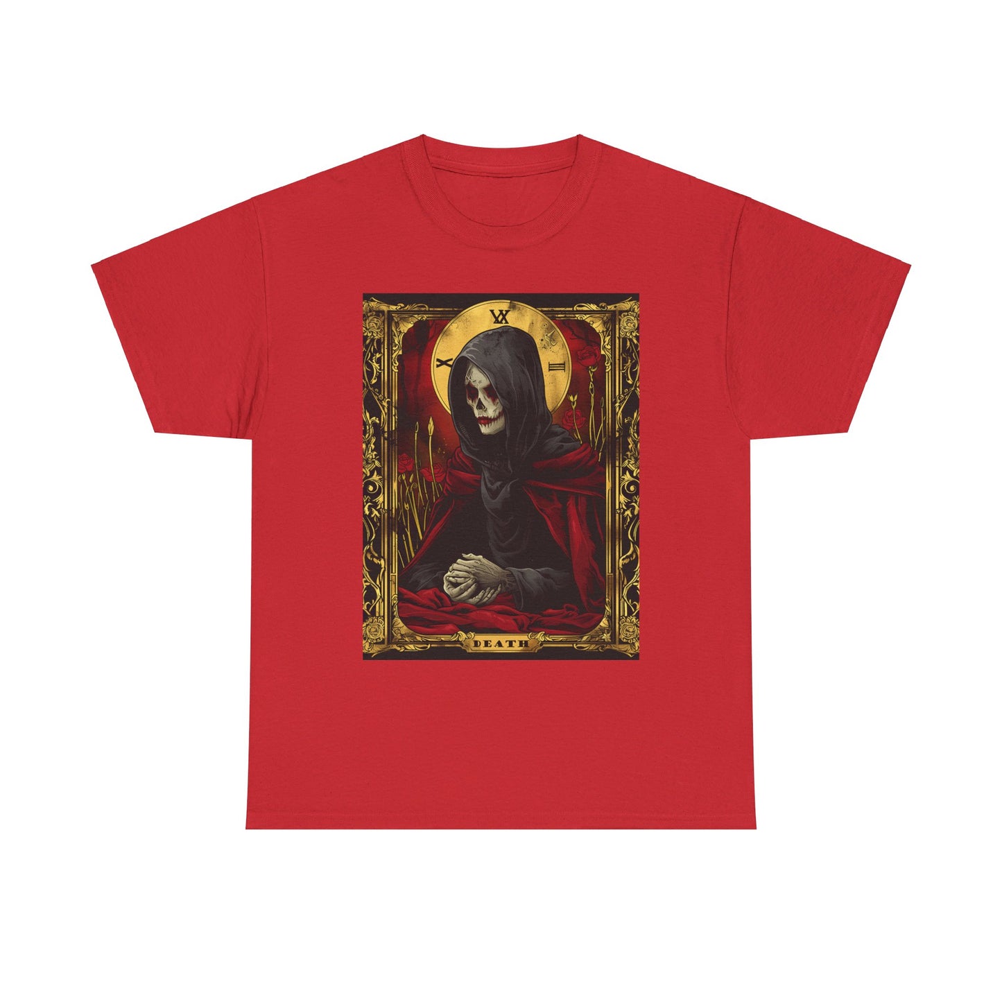 Fitzboyzprintz - Death Tarot Card Unisex Heavy Cotton Shirt
