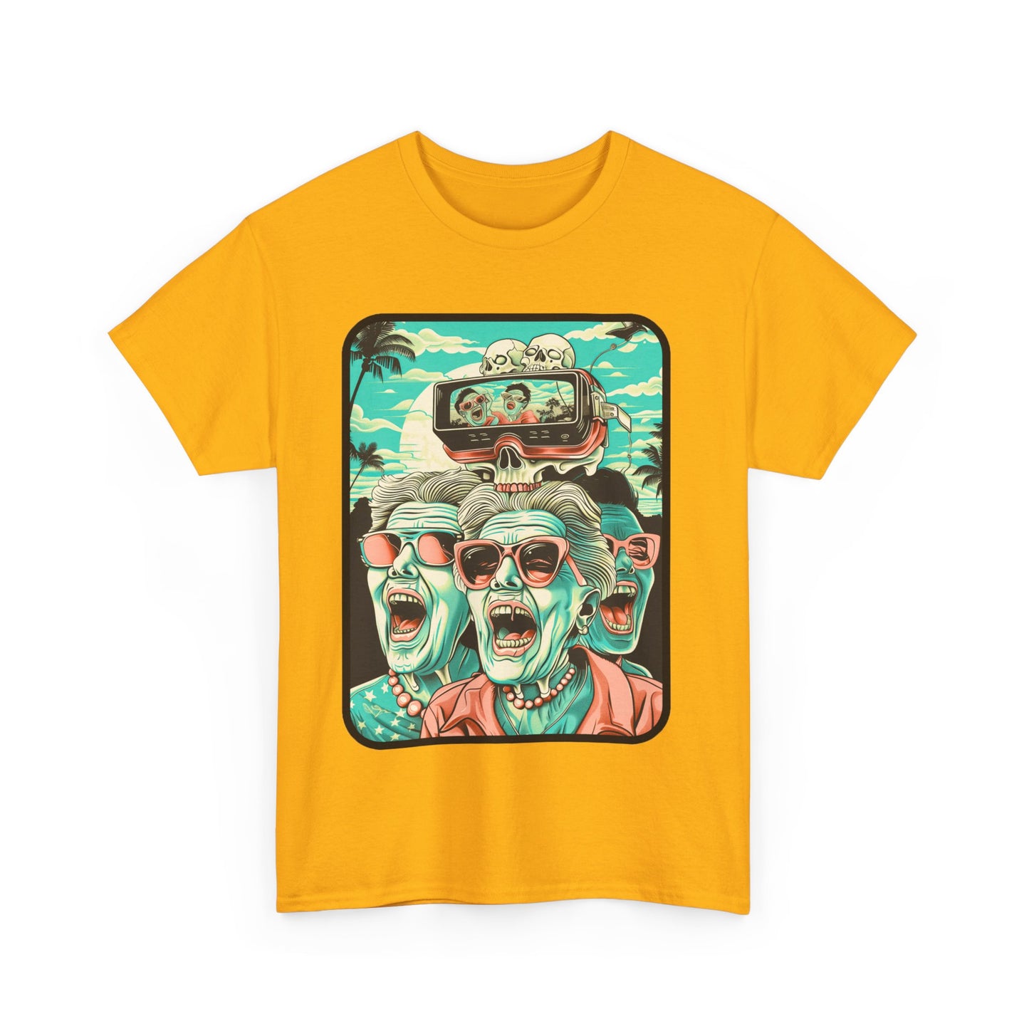 Fitzboyzprintz Granny Scream Squad Unisex Fashion Heavy Cotton Fabric Tee