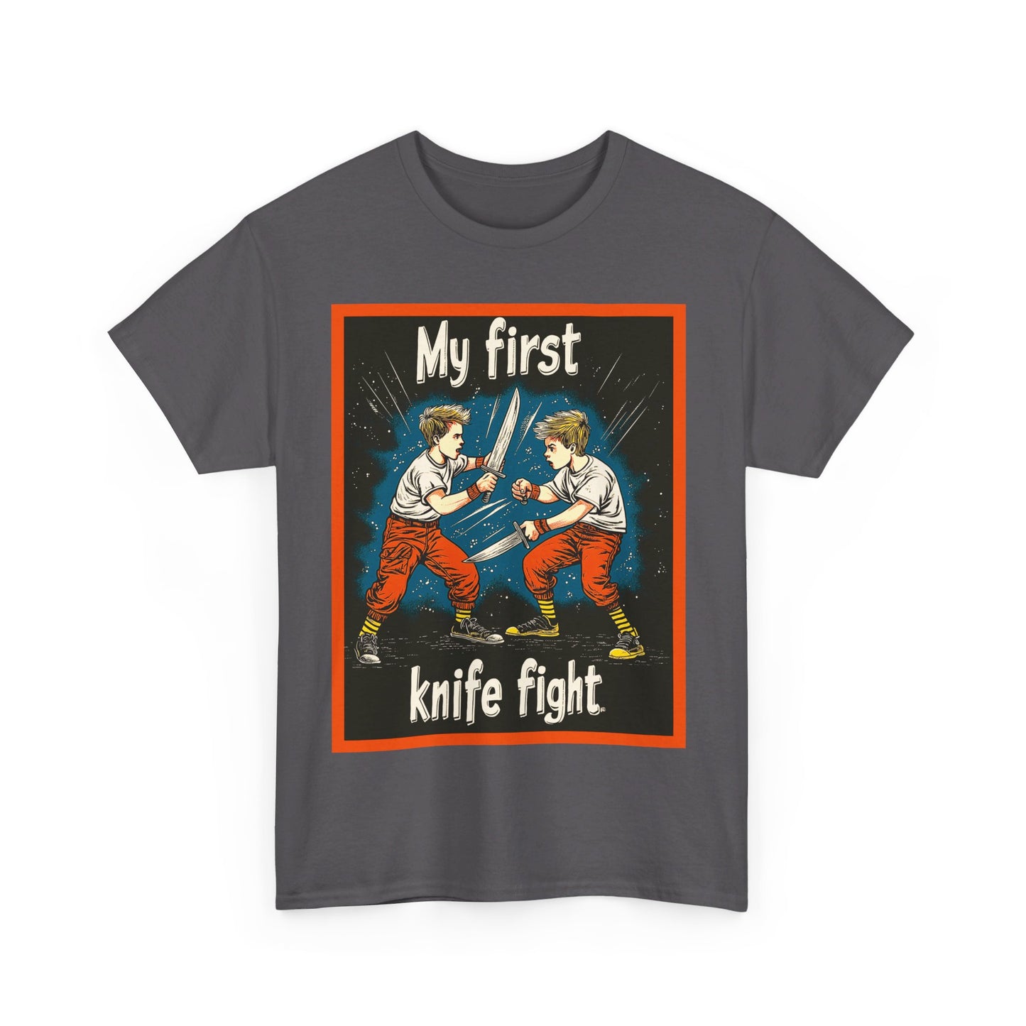First Knife Fight Unisex Heavy Cotton Tee