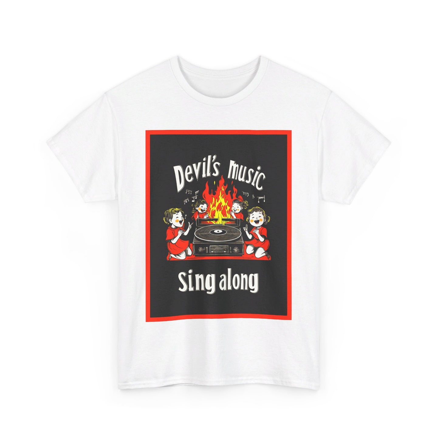 Devil's Music Unisex Heavy Cotton Tee