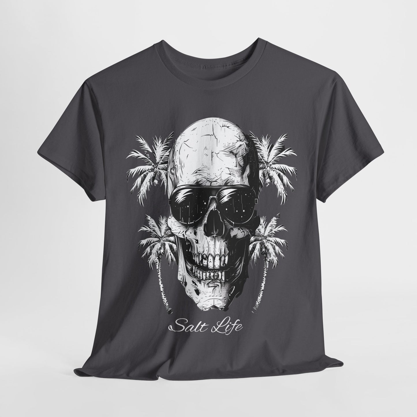 Salt Life Skull Beach Vibes Unisex Heavy Cotton Tee