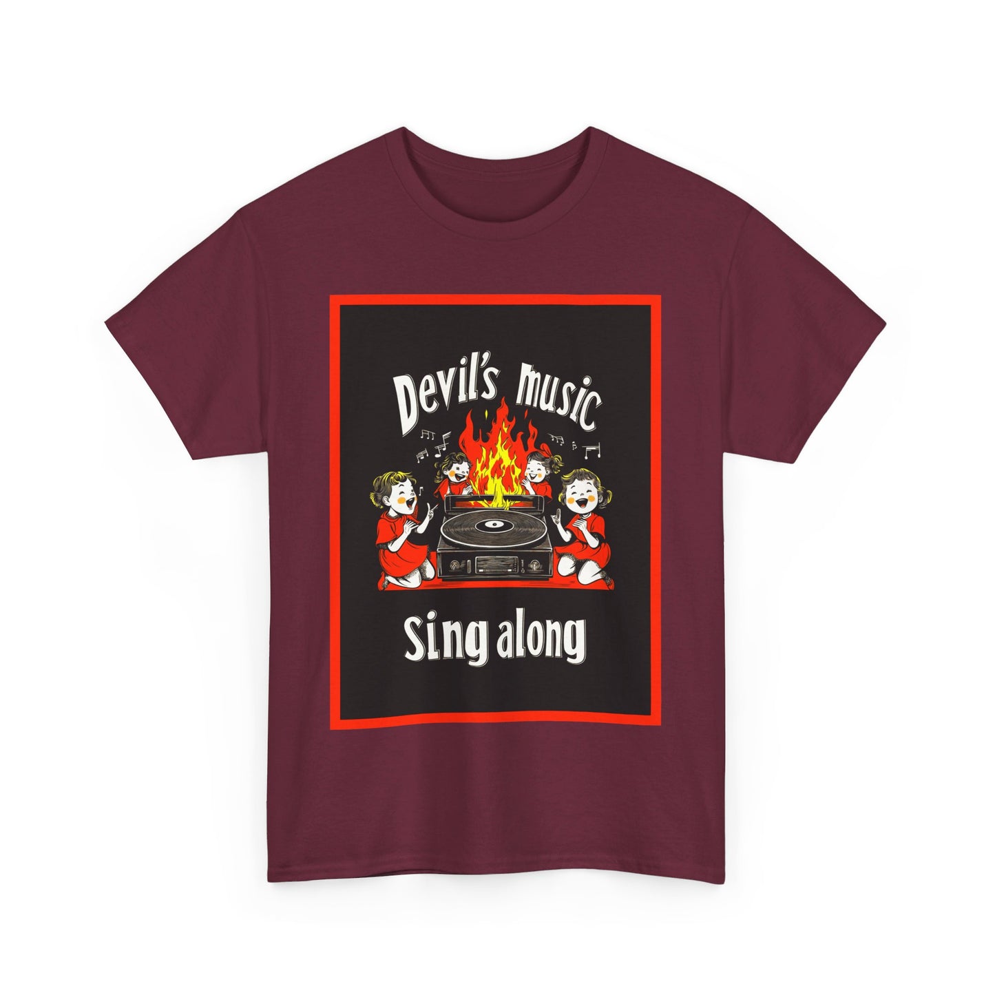 Devil's Music Unisex Heavy Cotton Tee