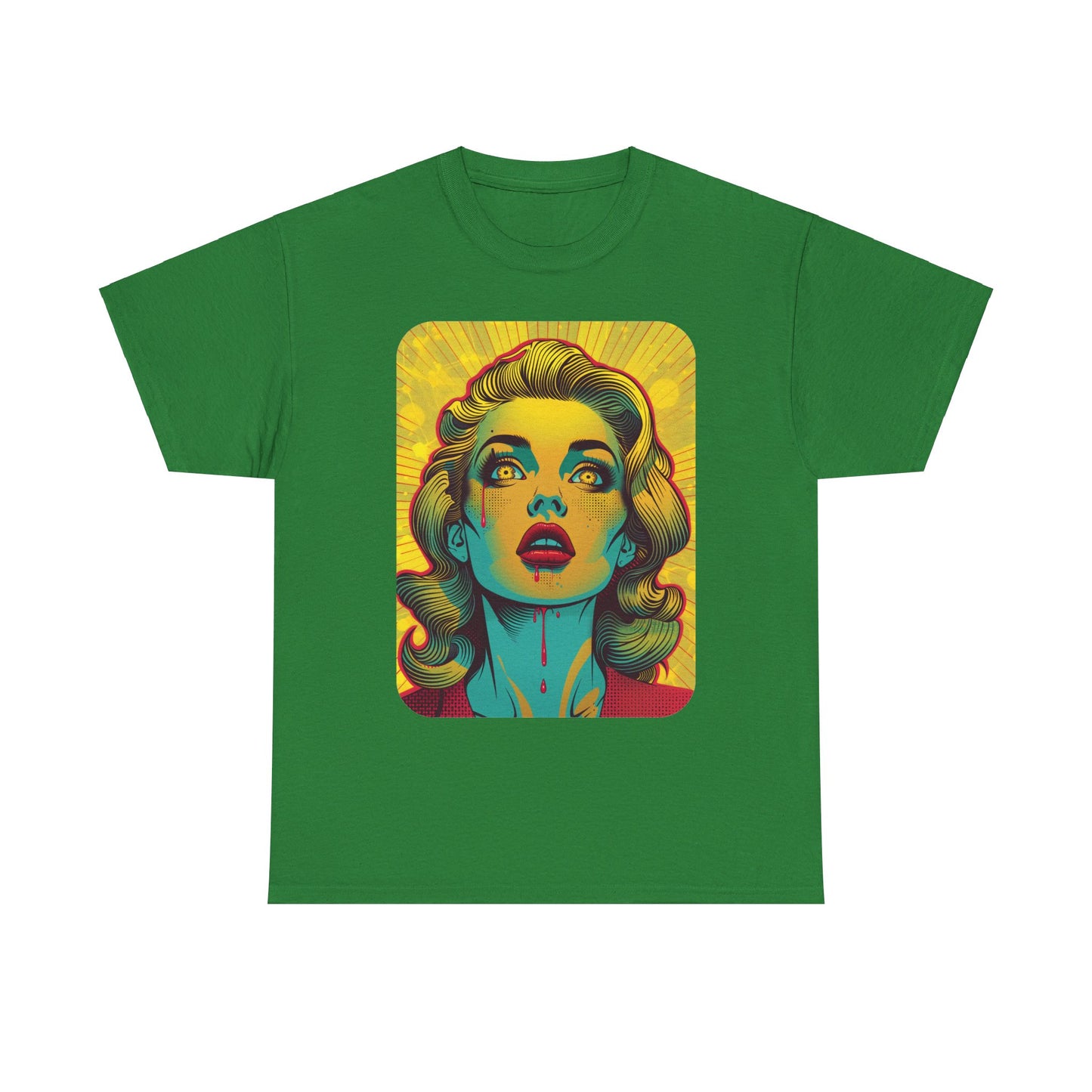 FitzBoyzPrintz Pop Art Panache Unisex Heavy Cotton Fabric Graphic Tee Shirt