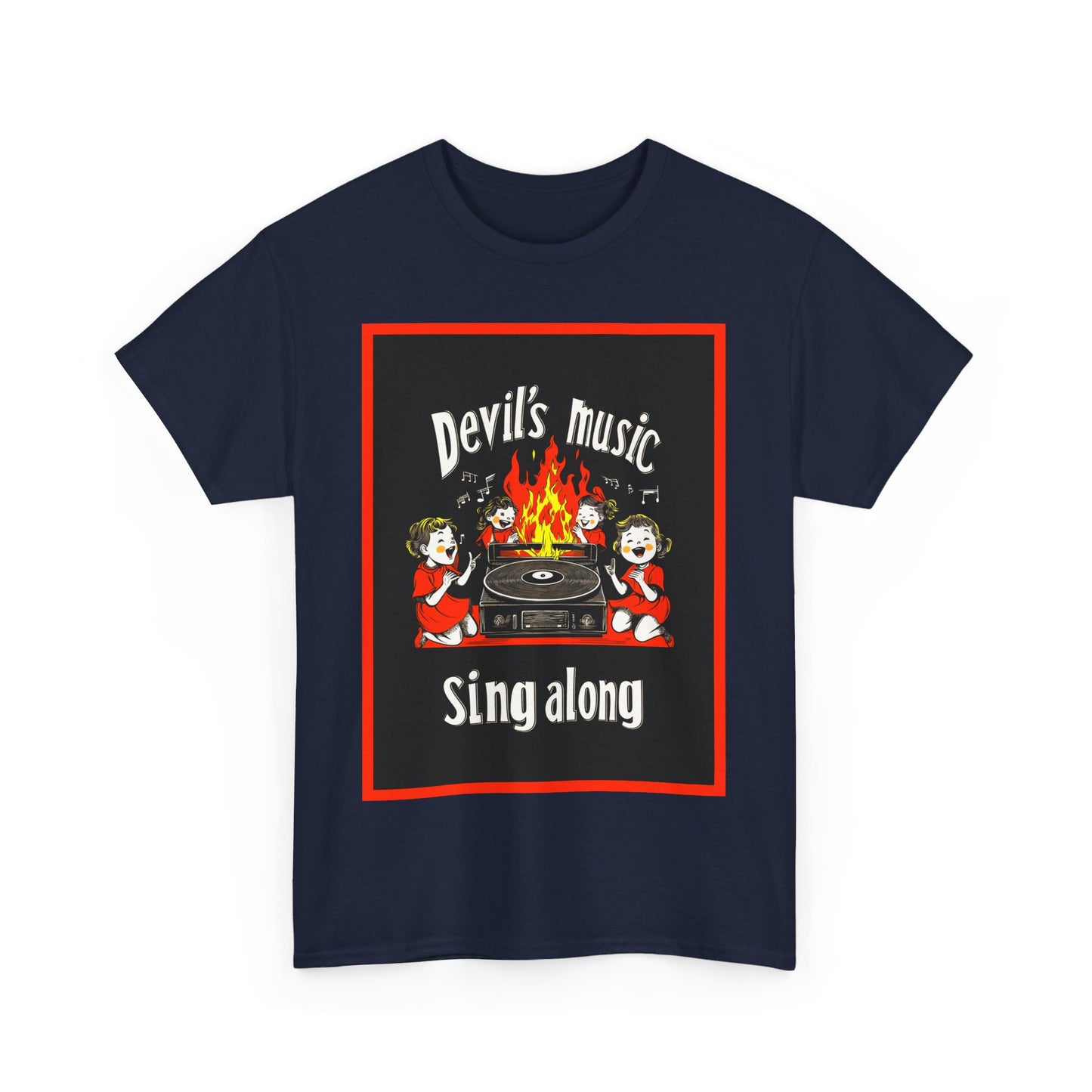 Devil's Music Unisex Heavy Cotton Tee
