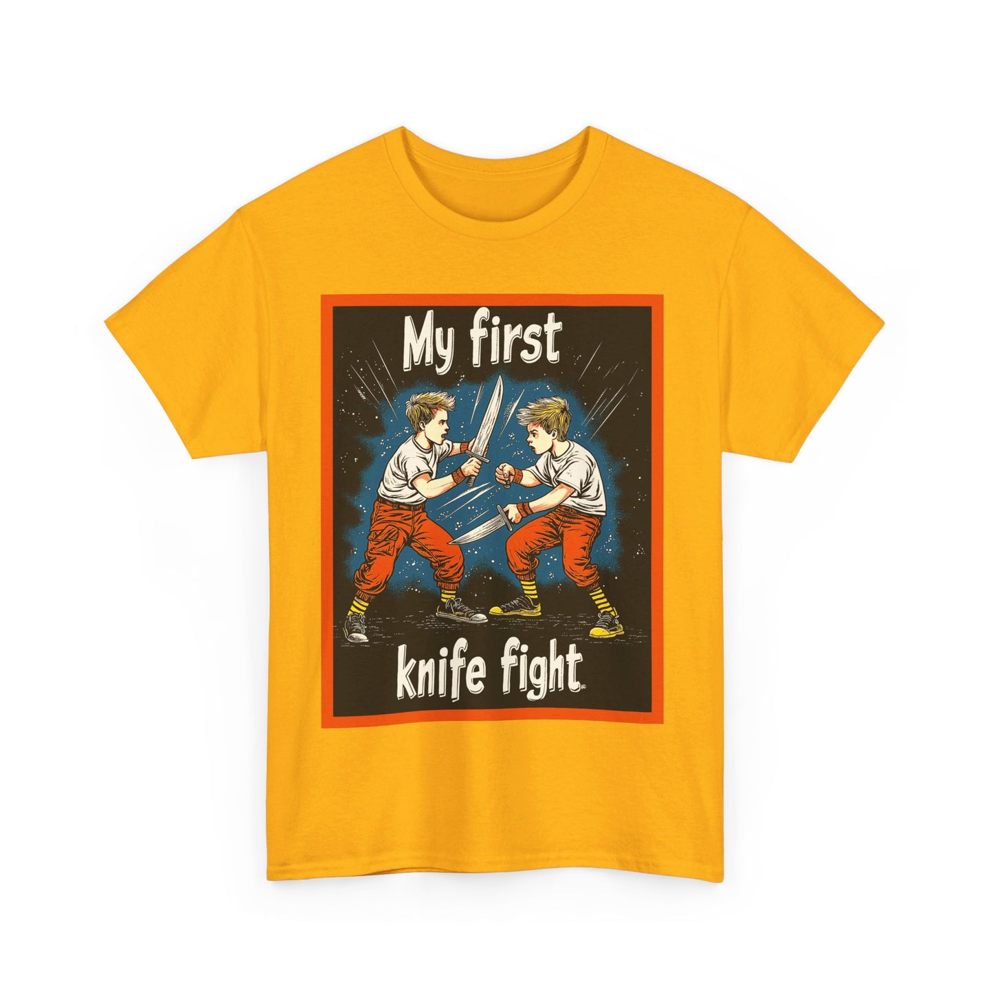 First Knife Fight Unisex Heavy Cotton Tee