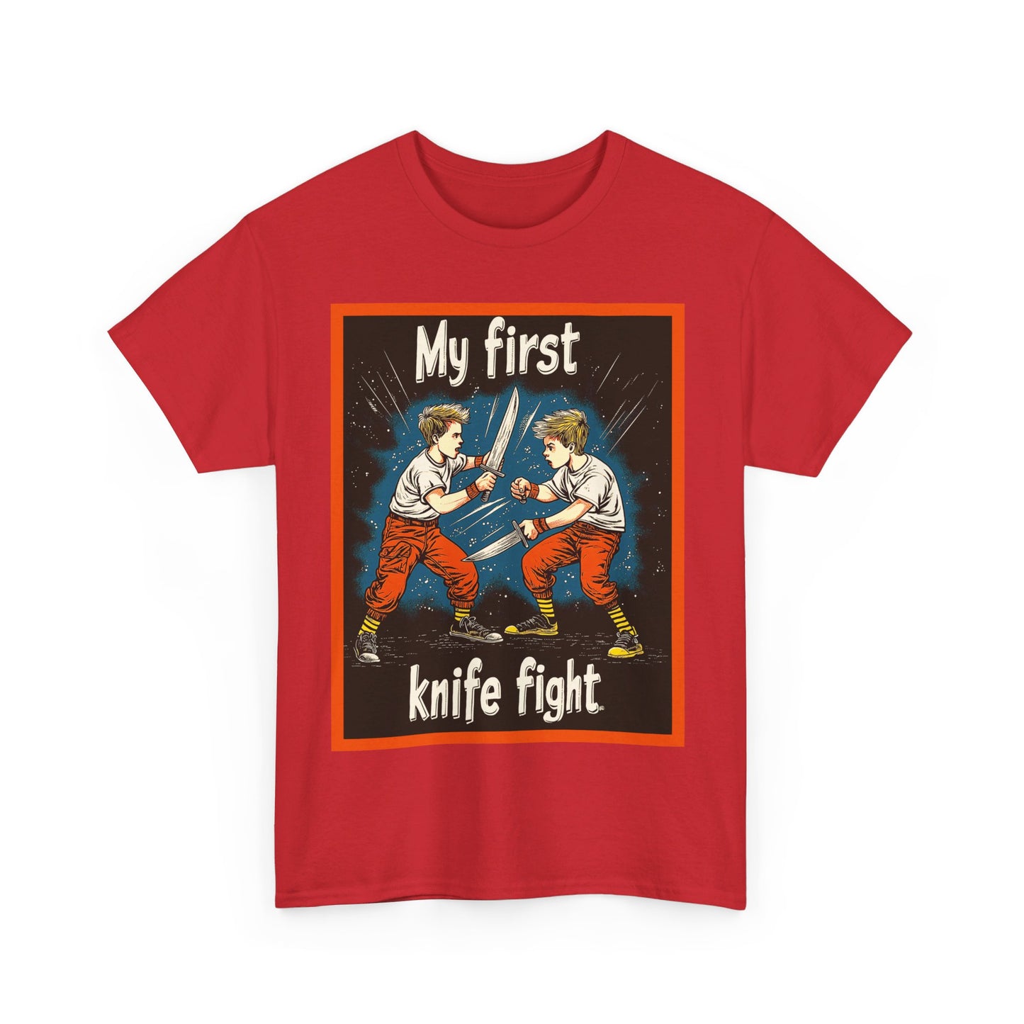 First Knife Fight Unisex Heavy Cotton Tee