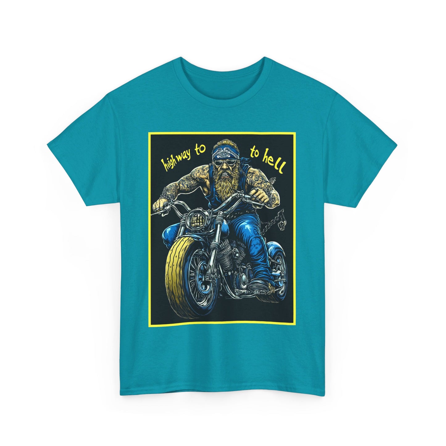 highway to hell Unisex Heavy Cotton Tee