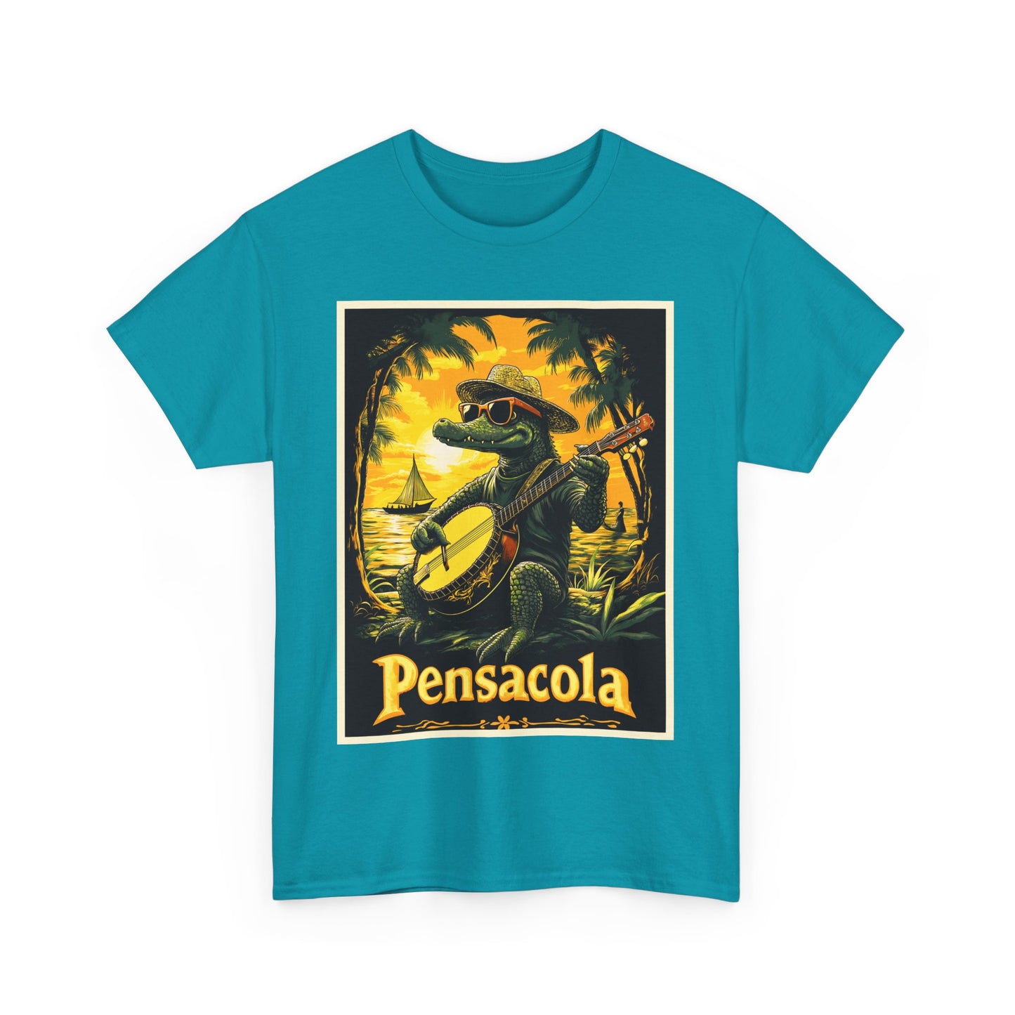 Pensacola gator Unisex Heavy Cotton Tee