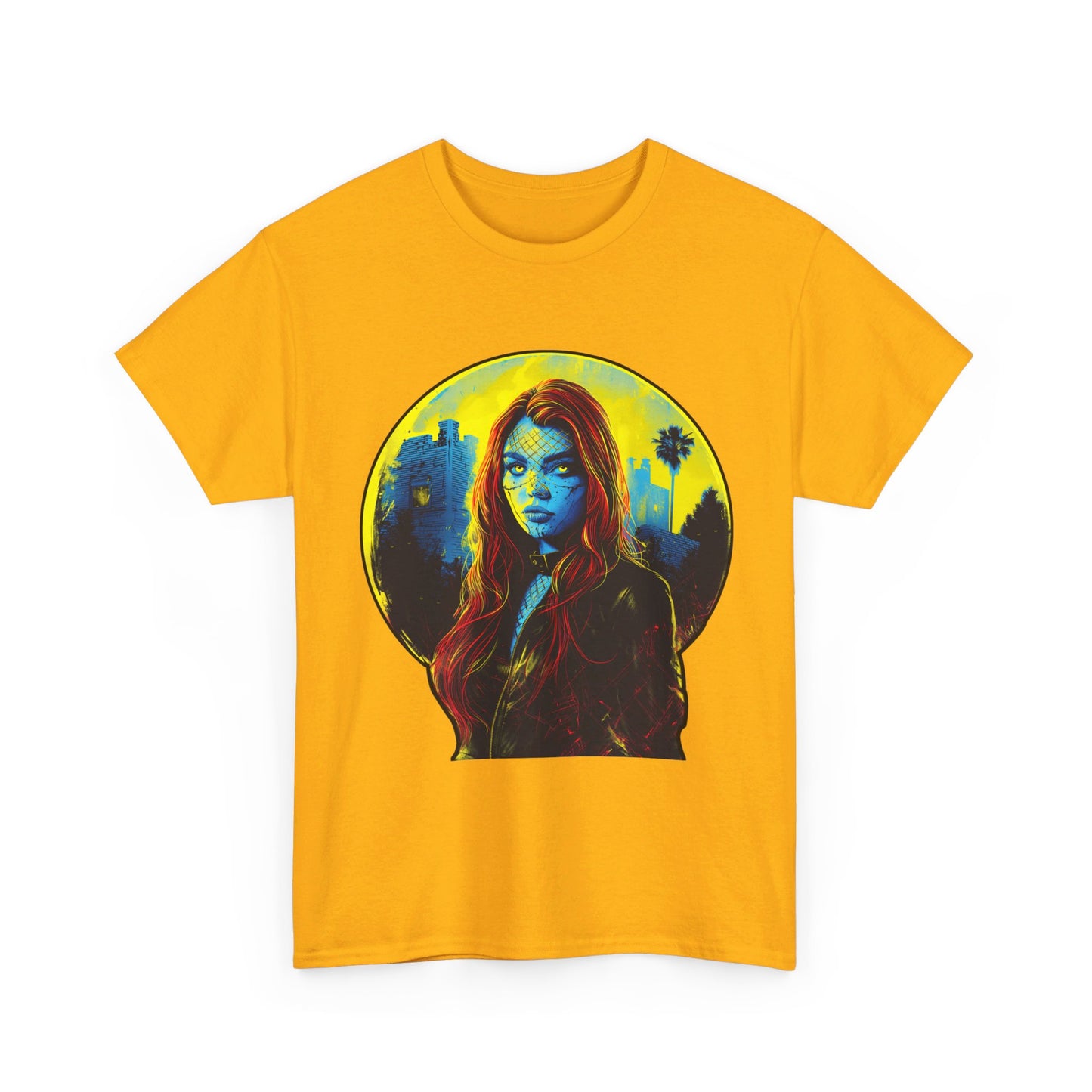 Fitzboyzprintz - Trouble in the City Unisex Heavy Cotton  Graphic Tee