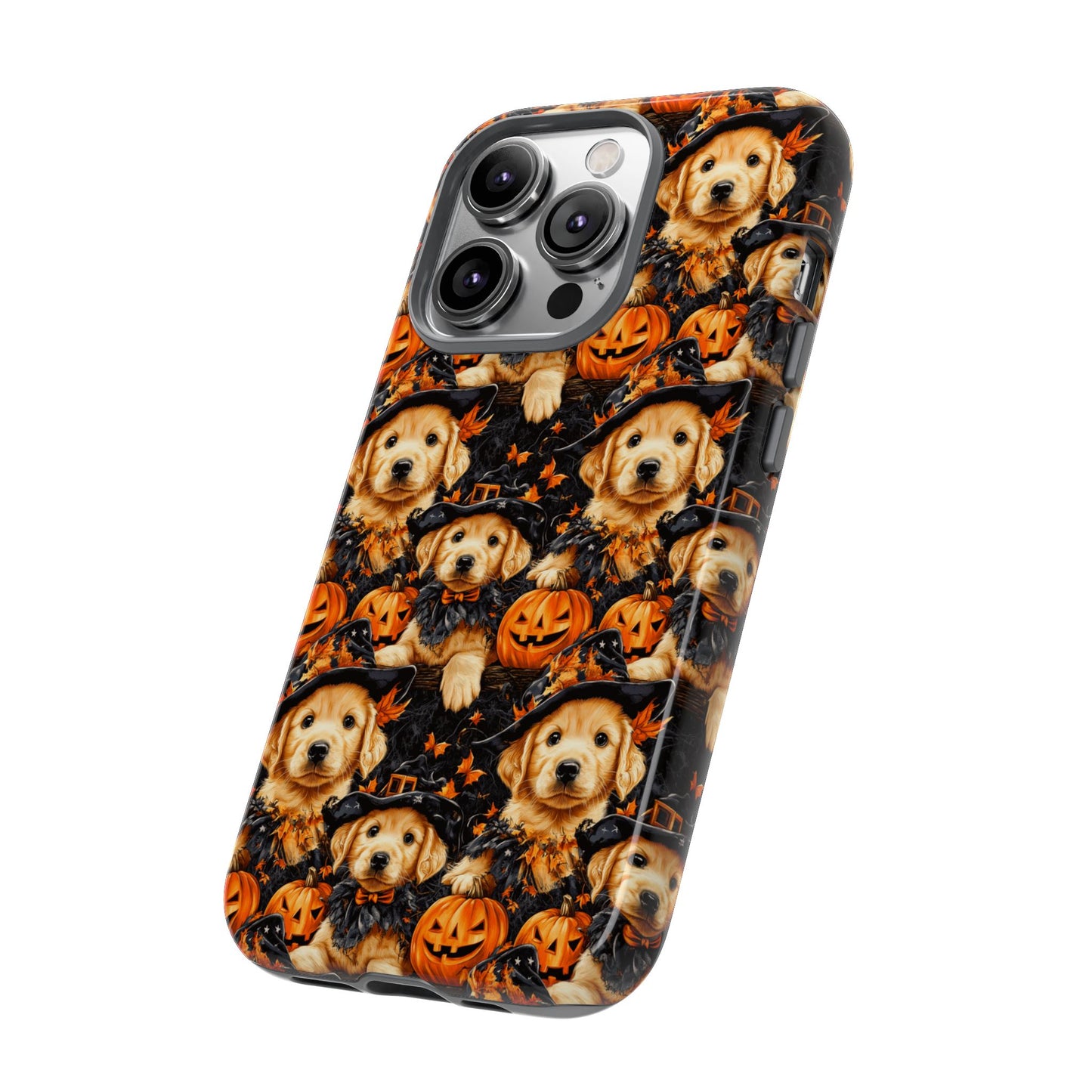 Happy Howl-O-Ween Golden Retriever Tough Case