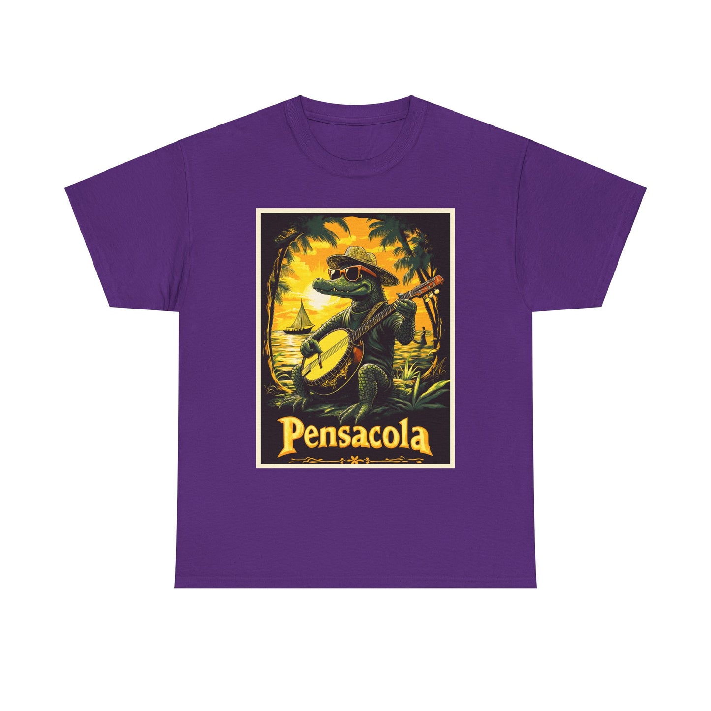 Pensacola gator Unisex Heavy Cotton Tee