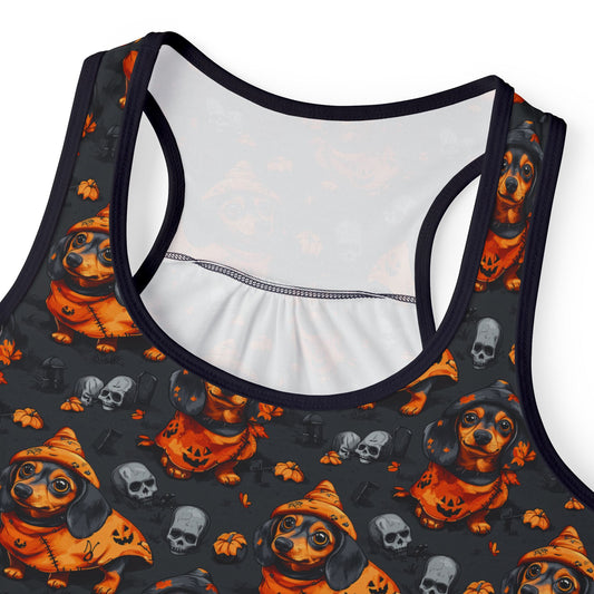 Happy Howl-O-Weenie Women's Tank Top