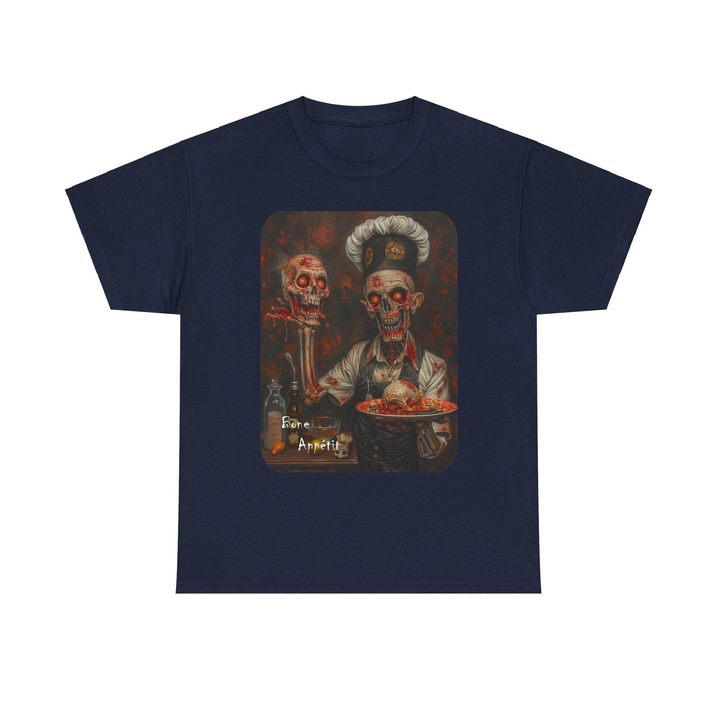 Fitzboyzprintz Bone Appetit Unisex Heavy Cotton Tee