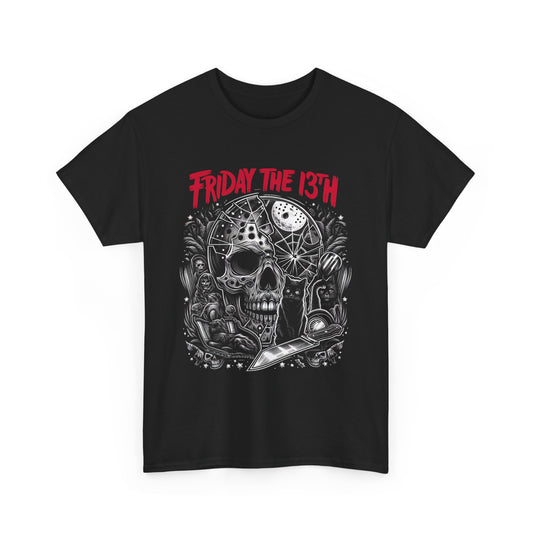 Unleash the Terror: Friday the 13th Tee Unisex Heavy Cotton Tee