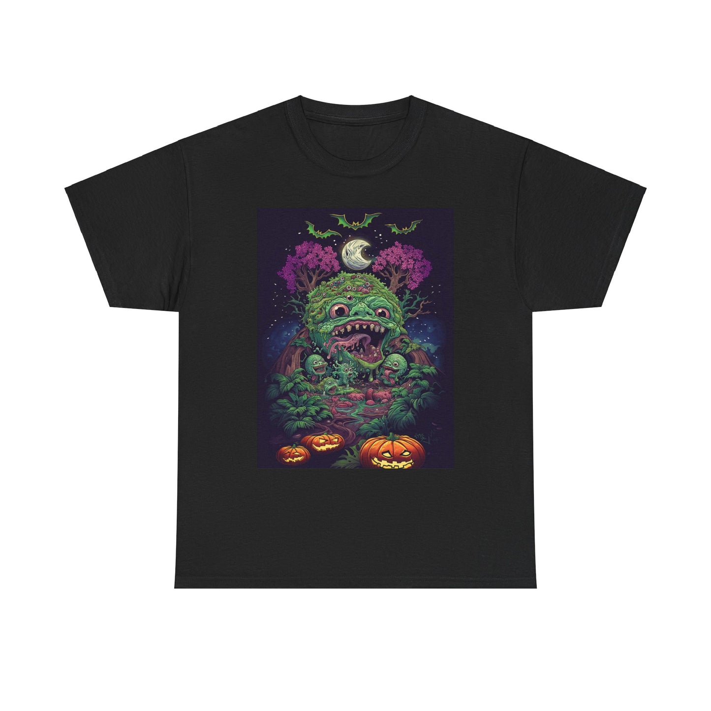Fitzboyzprintz - Halloween Blob Unisex Fashion Heavy Cotton Fabric Casual Tee Shirt